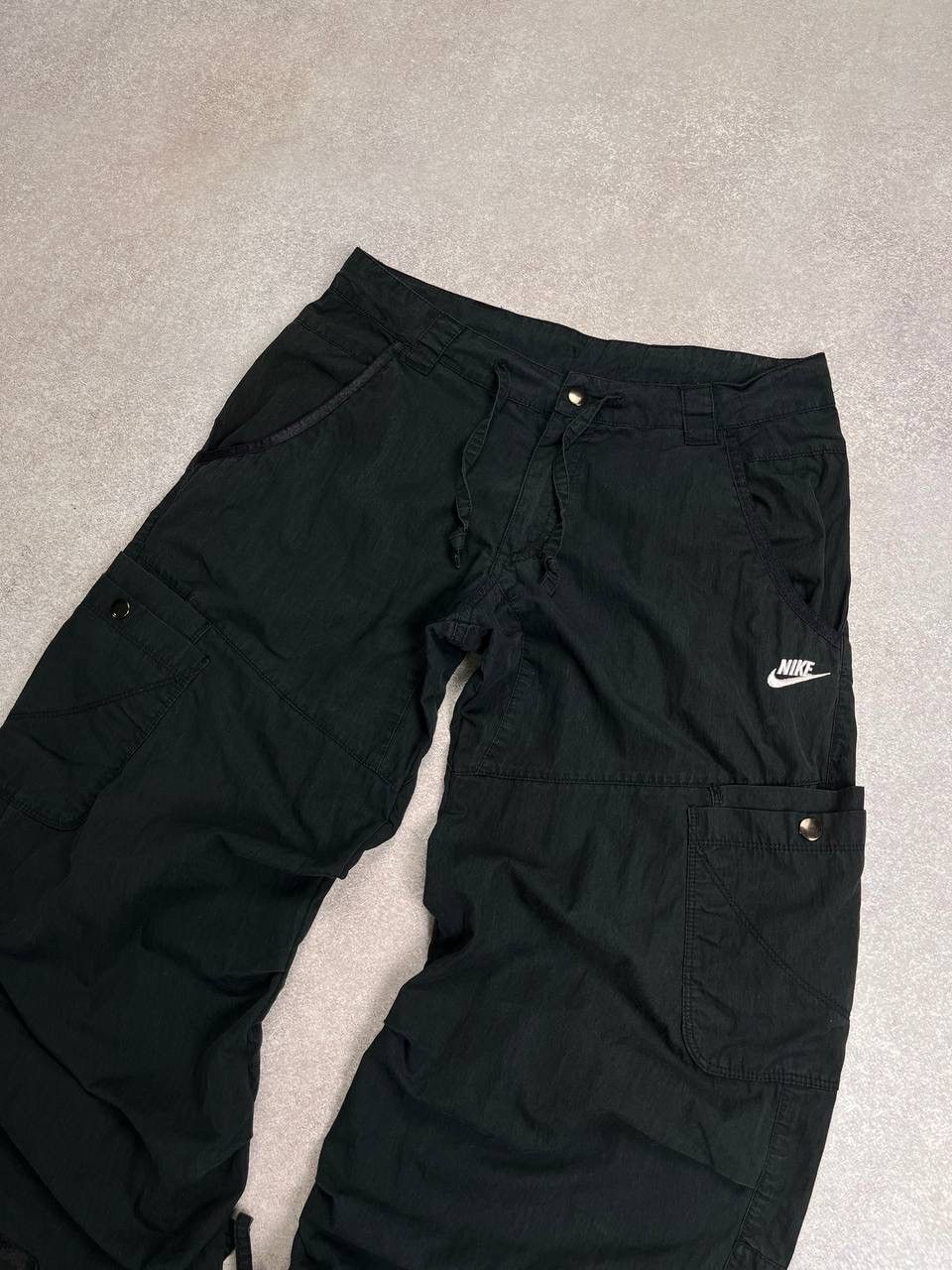 Nike × Vintage Vintage Nike Swoosh Baggy Crazy Track Pants Y2K 32 Size US 32 / EU 48 - 2 Thumbnail