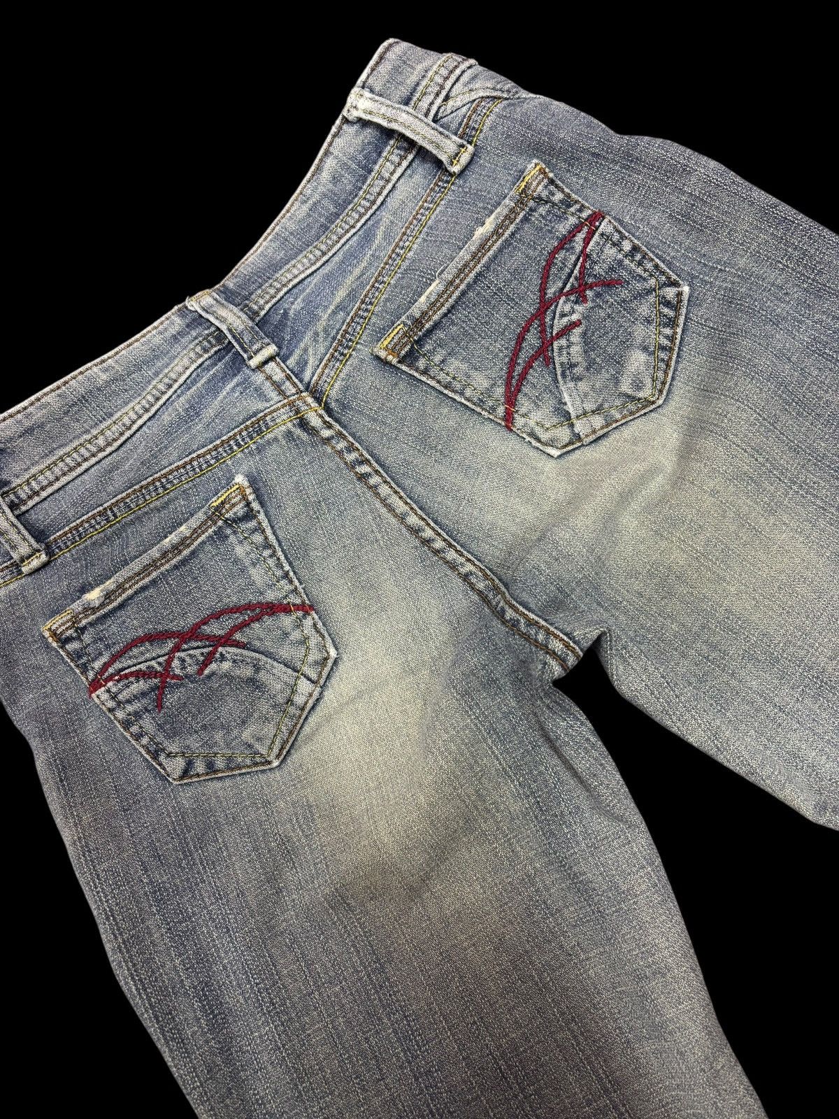 Japanese Brand × Vintage Vintage Georgia Love Bootcut Blue Washed Jeans Size 27" / US 4 / IT 40 - 6 Thumbnail