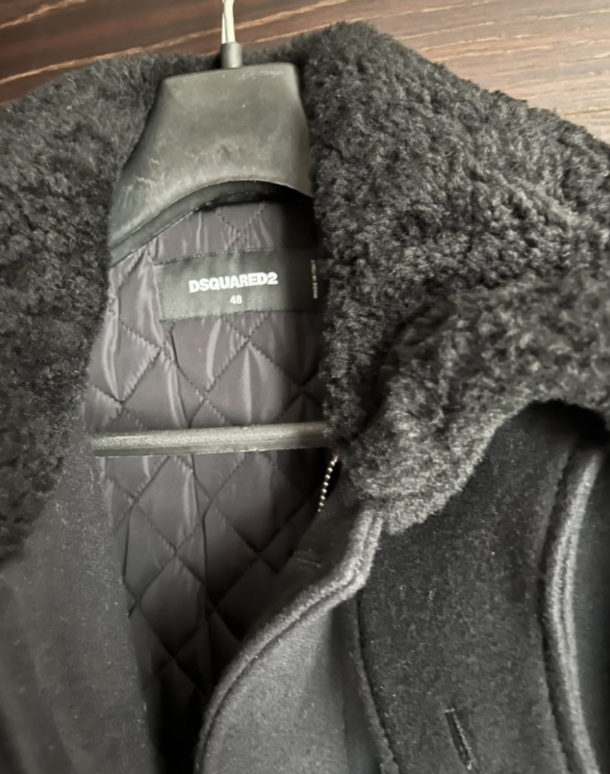 Dsquared2 Dsquared2 runway coat in wool and leather (retail €2,600) Size US M / EU 48-50 / 2 - 5 Thumbnail