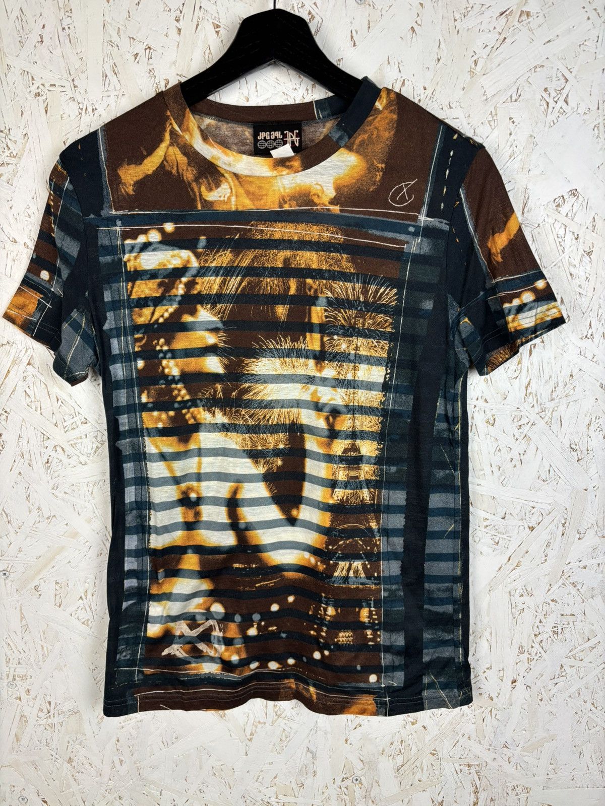Jean Paul Gaultier 90s Vintage Jean Paul Gaultier Paris Fireworks T-Shirt 48 Size M / US 6-8 / IT 42-44 - 1 Thumbnail