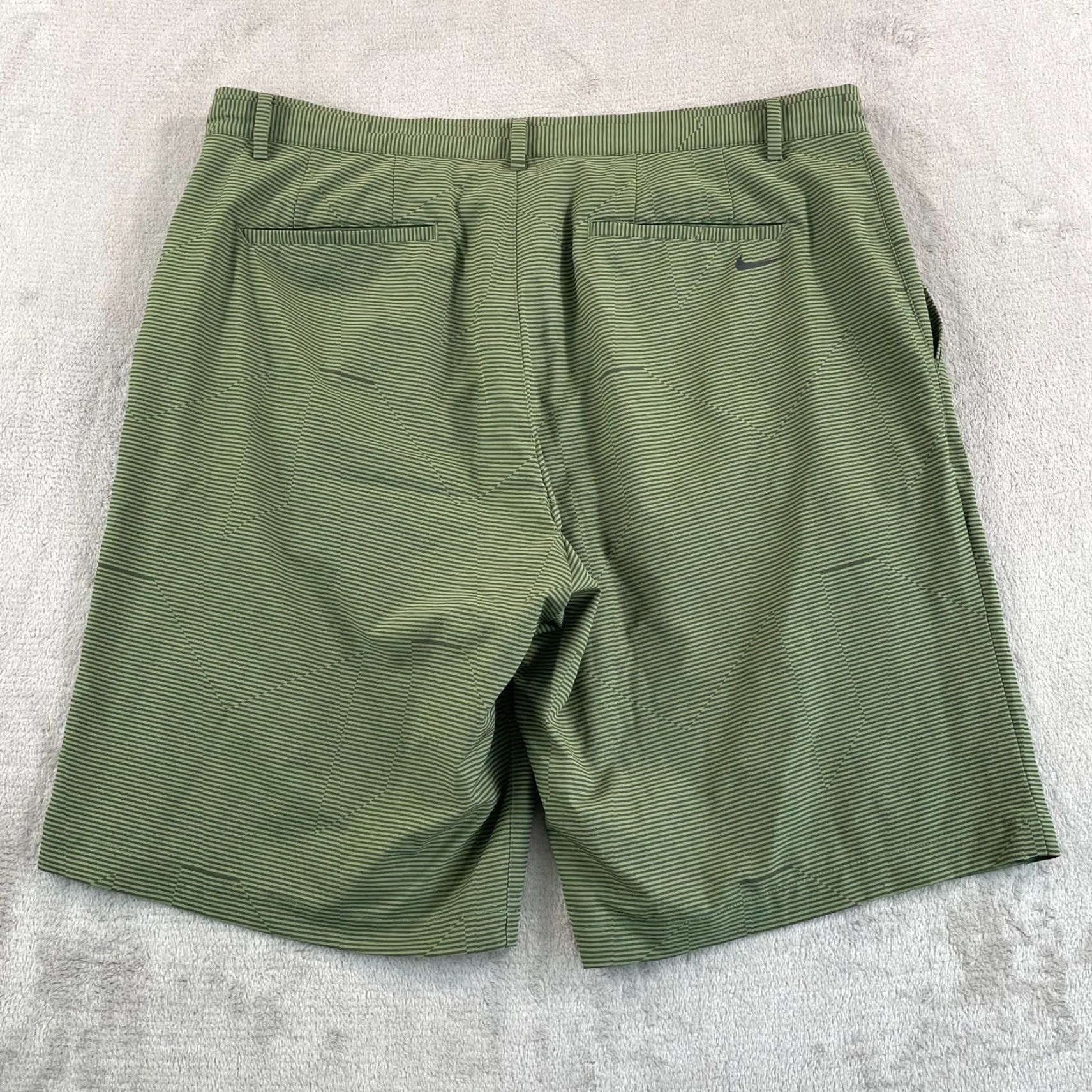 Nike Nike Golf Shorts Mens 36 Green Striped Performance Wicking Dri Fit NWOT Size US 36 / EU 52 - 3 Thumbnail