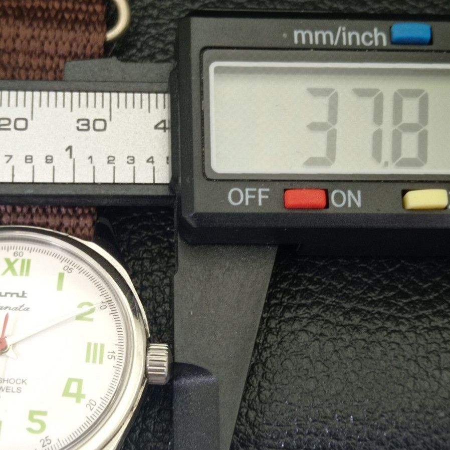 HMT AUTHENTIC HMT JANATA HAND-WINDING MENS WATCH a700095-a Size 38 - 7 Thumbnail