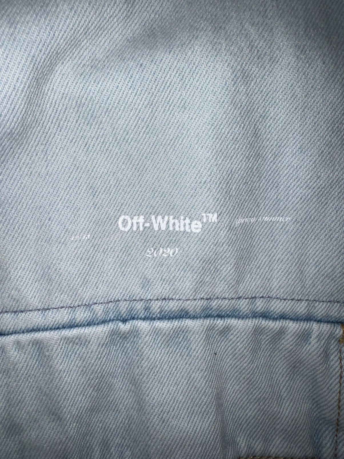 Off-White Off White Denim Jacket Size US L / EU 52-54 / 3 - 3 Thumbnail