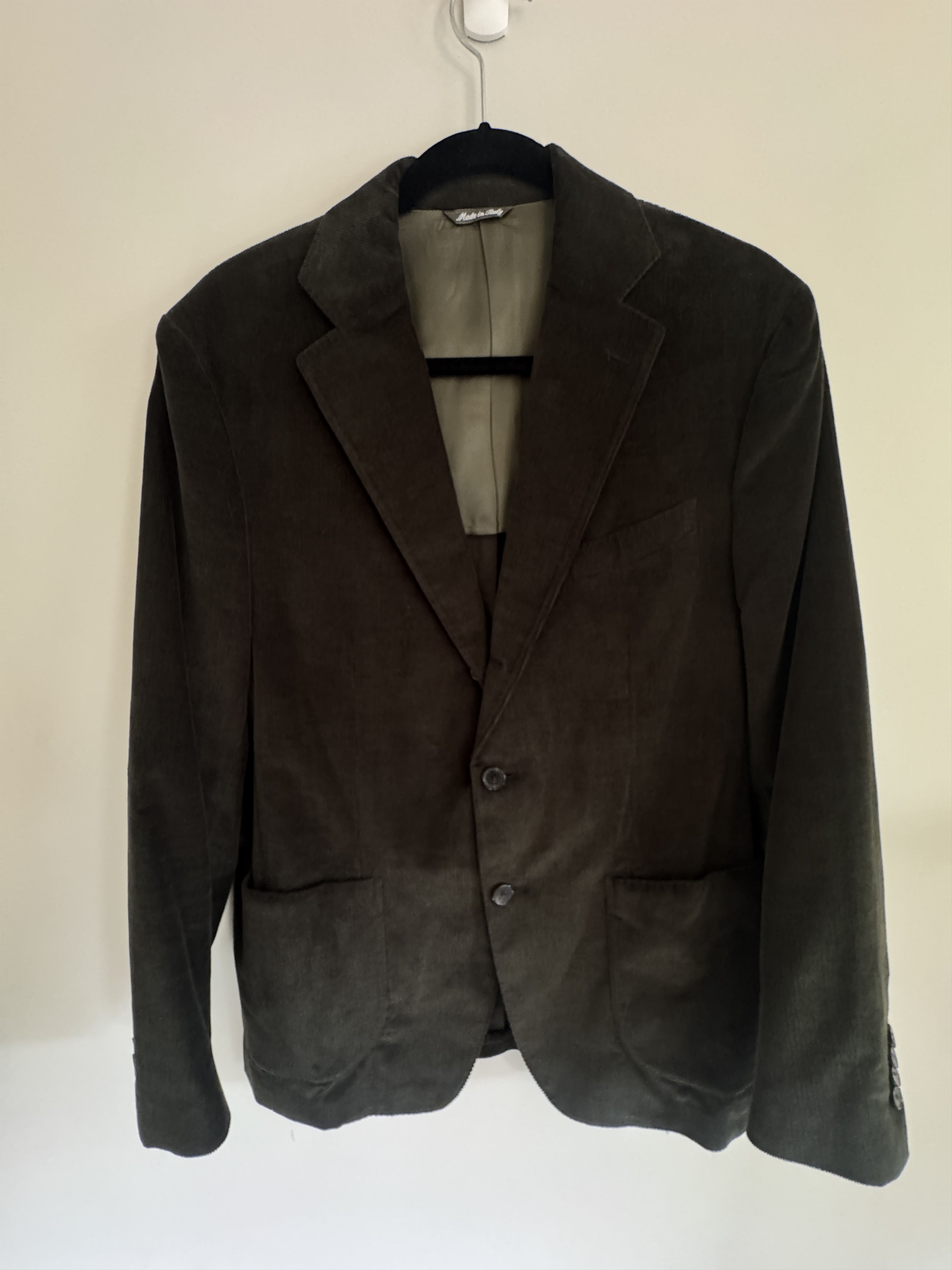 Other Trunk Clothiers Wigmore Cotton Corduroy Suit Olive Size 38R - 2 Thumbnail