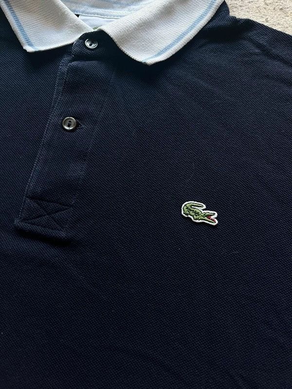 Lacoste Lacoste Polo Shirt Sz 7 / XL 2000s Navy Size US XL / EU 56 / 4 - 2 Thumbnail