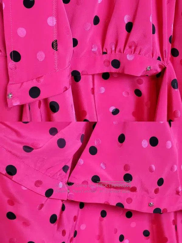Givenchy Givenchy Pink Polka Dot Long Sleeve Shirt . Size M / US 6-8 / IT 42-44 - 9 Thumbnail