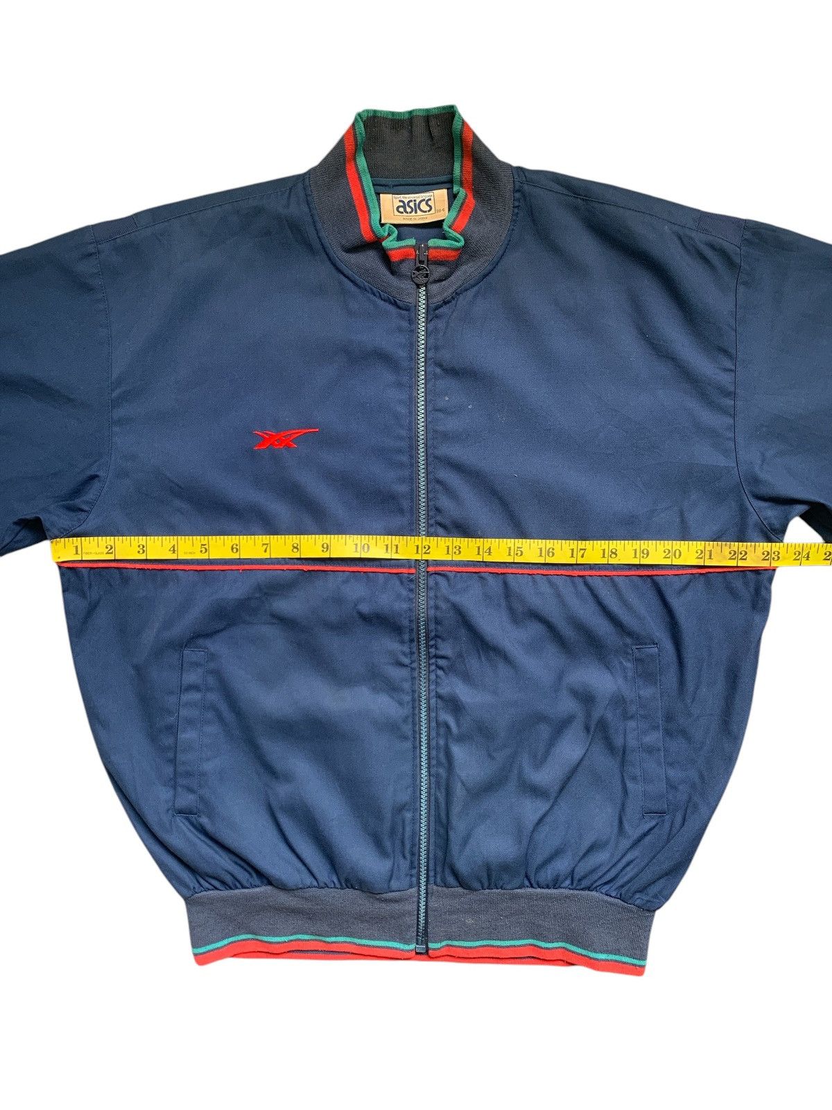 Asics × Japanese Brand Rare Design Vintage Asics Tiger Paw Zipper Jackets Size US L / EU 52-54 / 3 - 10 Thumbnail