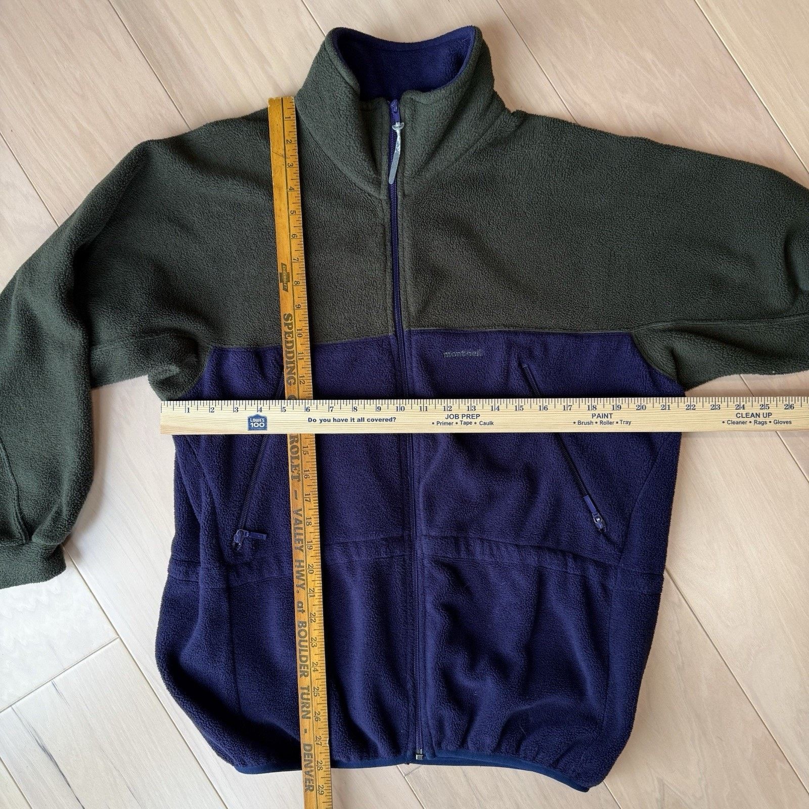 Montbell Vintage Montbell Fleece Jacket Medium Olive Purple Full Zip Size US M / EU 48-50 / 2 - 3 Thumbnail