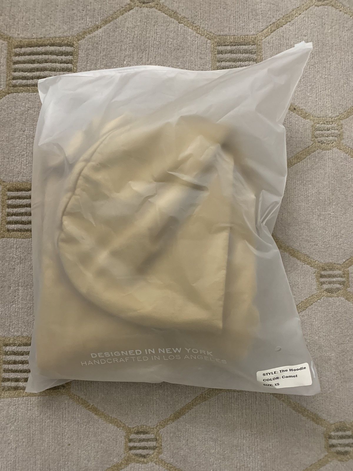 Other Yellow Label Co. Heavy Cropped Hoodie in Camel Size XS / US 0-2 / IT 36-38 - 8 Thumbnail