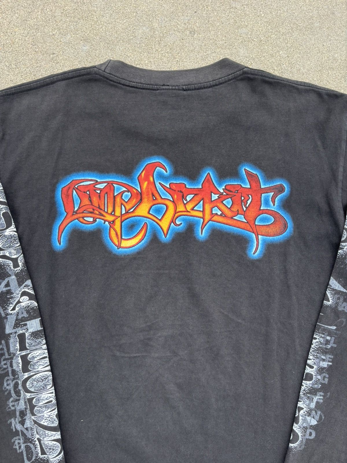Band Tees RARE Vintage 90s Limp Bizkit Enjoy A Legend LS Band T Shirt Size US L / EU 52-54 / 3 - 6 Thumbnail