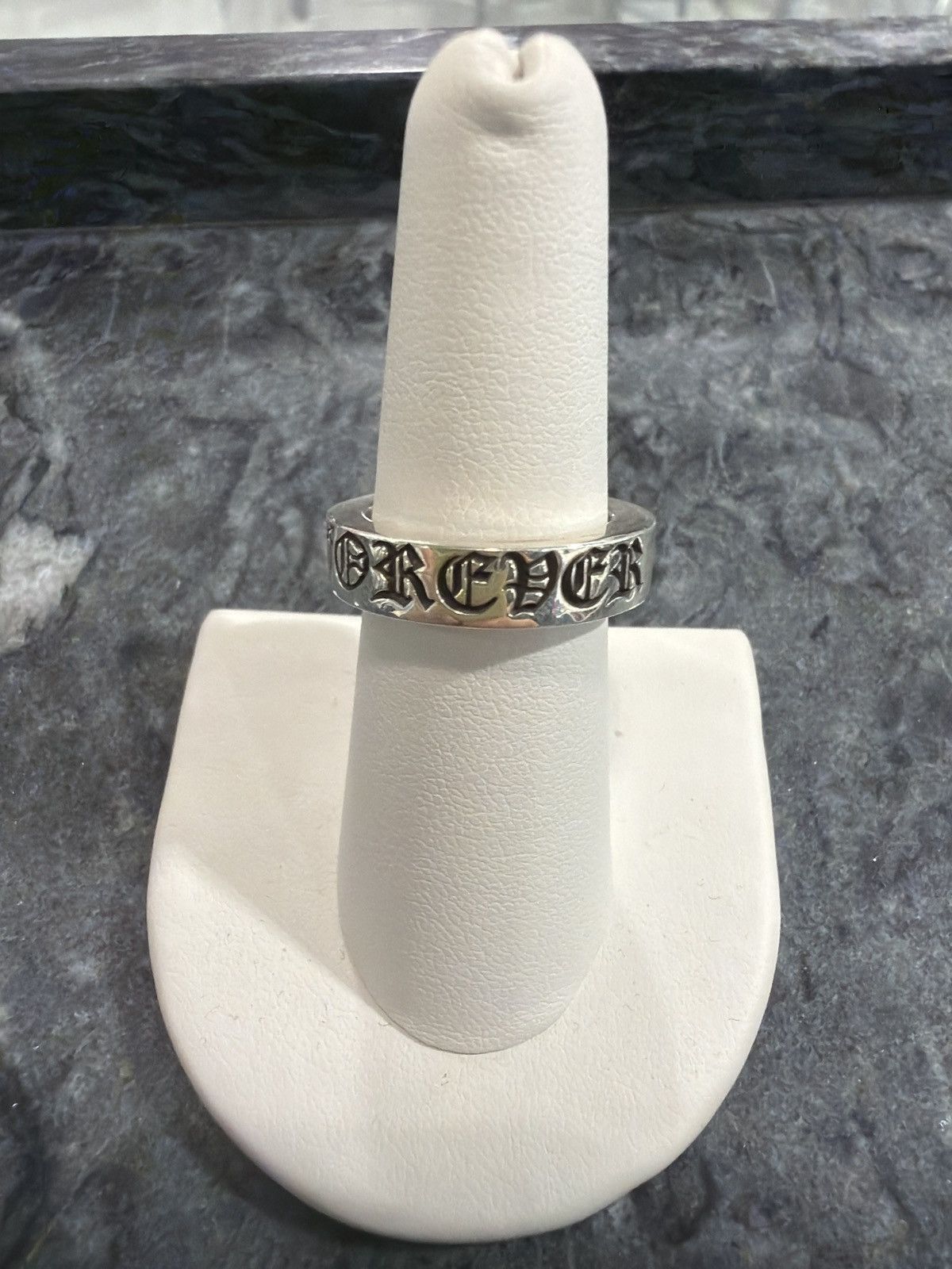 Chrome Hearts Chrome Hearts CH Forever Silver Ring Size ONE SIZE - 3 Thumbnail