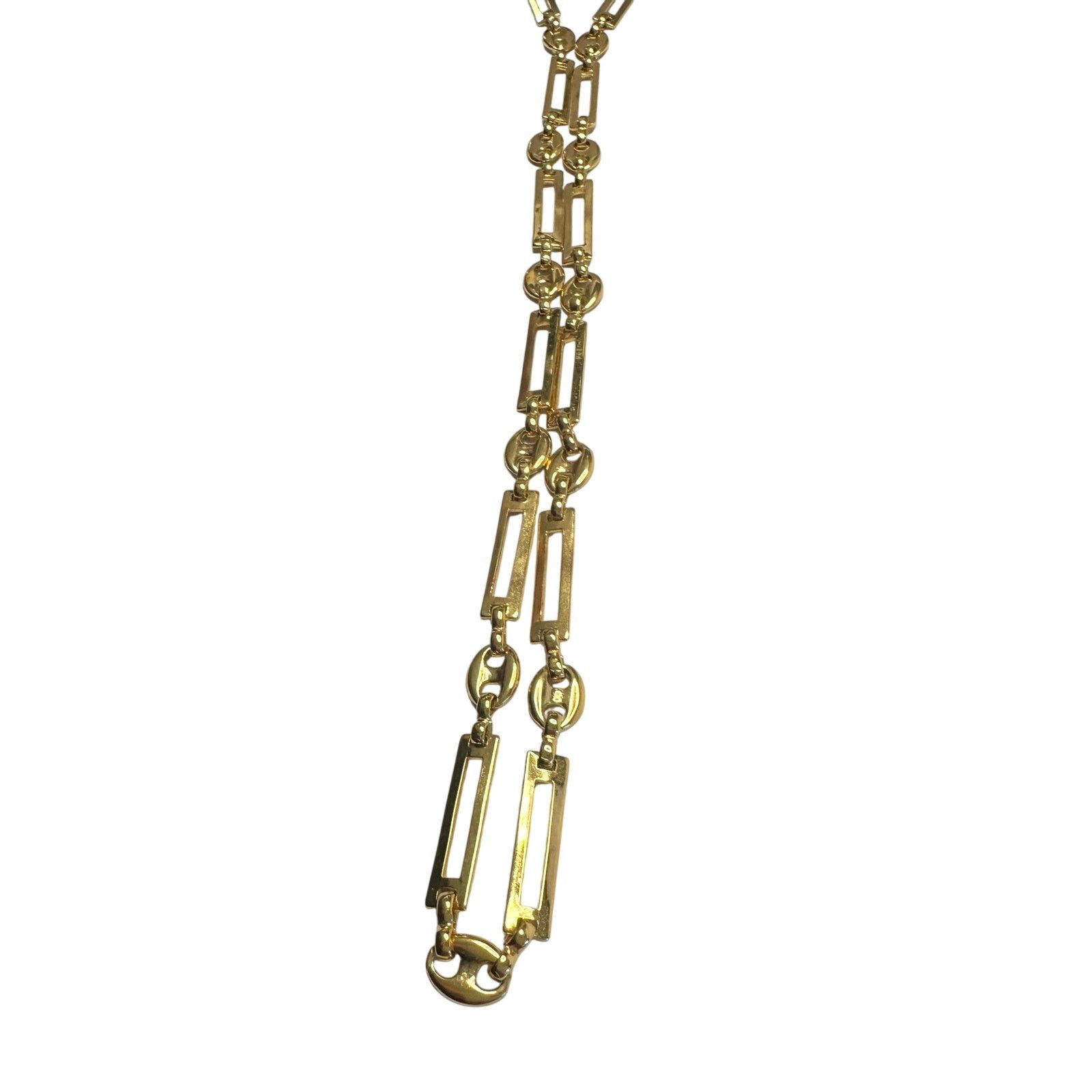 Givenchy Givenchy Necklace with Unique Flat Rectangle Links Size ONE SIZE - 5 Thumbnail