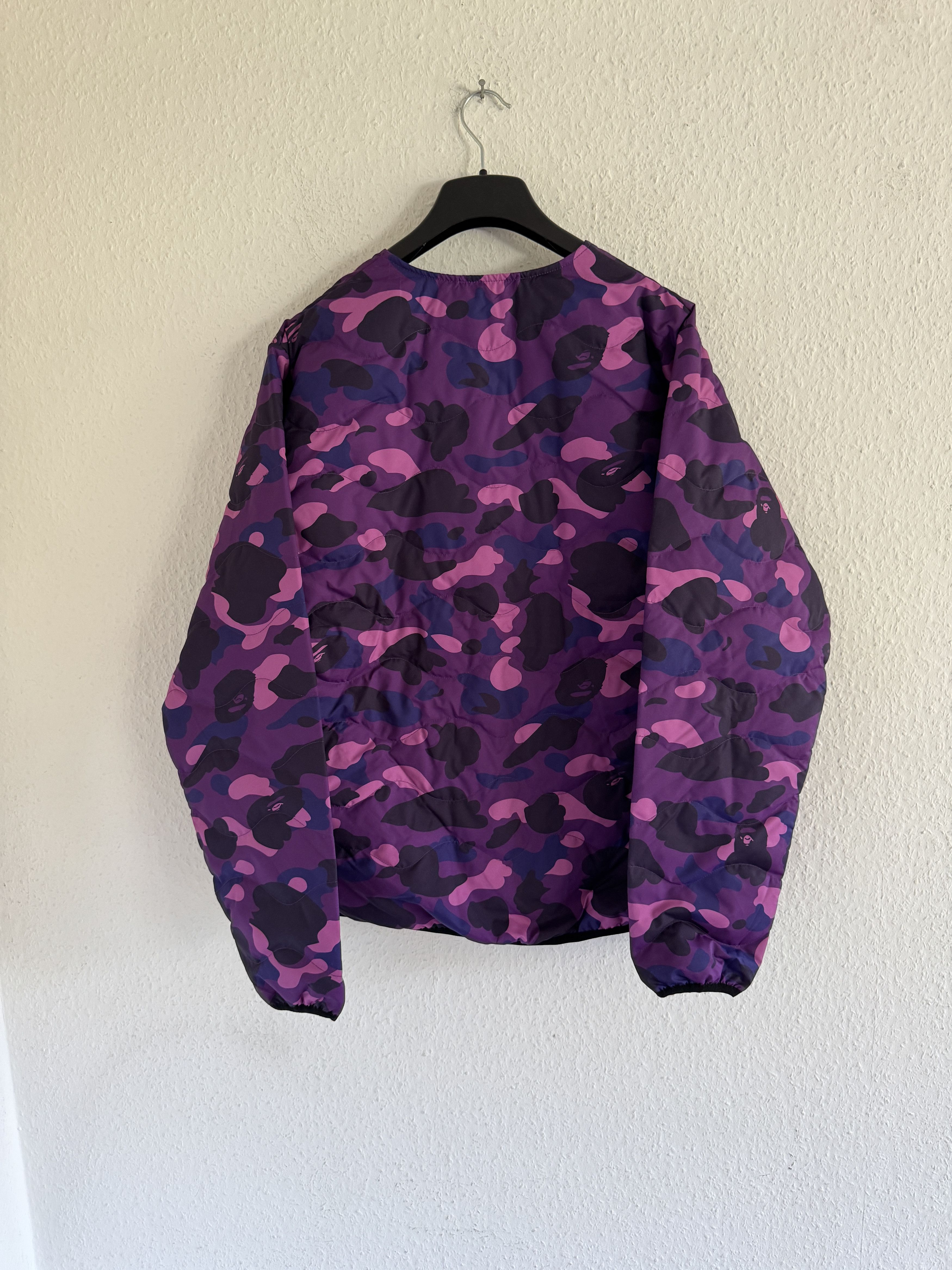 Bape Purple Color Camo Lightweight Down Jacket Size US XXL / EU 58 / 5 - 14 Thumbnail