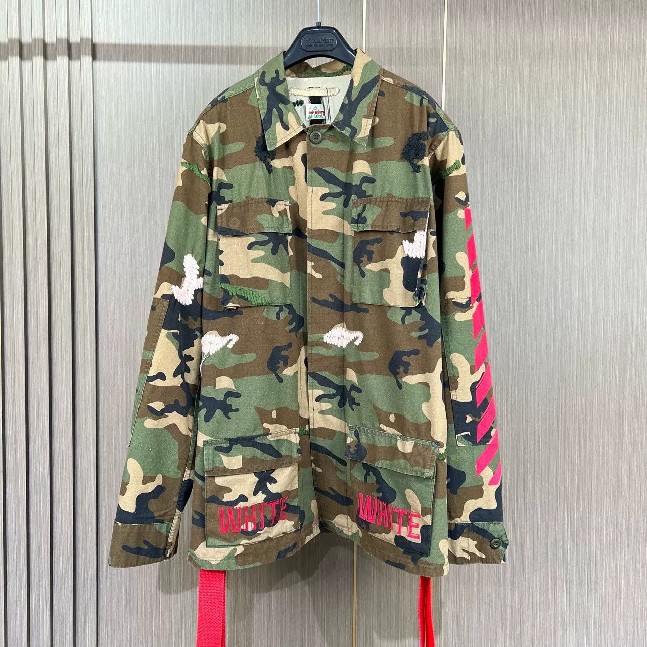 Off-White Off-White Camouflage Ribbon Jacket Size US S / EU 44-46 / 1 - 1 Thumbnail