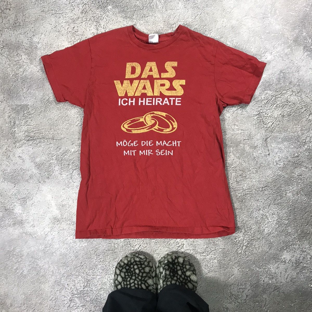 Vintage Vintage Y2K Sun Faded Graphic Tee Star Wars Parody Streetwea Size US M / EU 48-50 / 2 - 1 Thumbnail