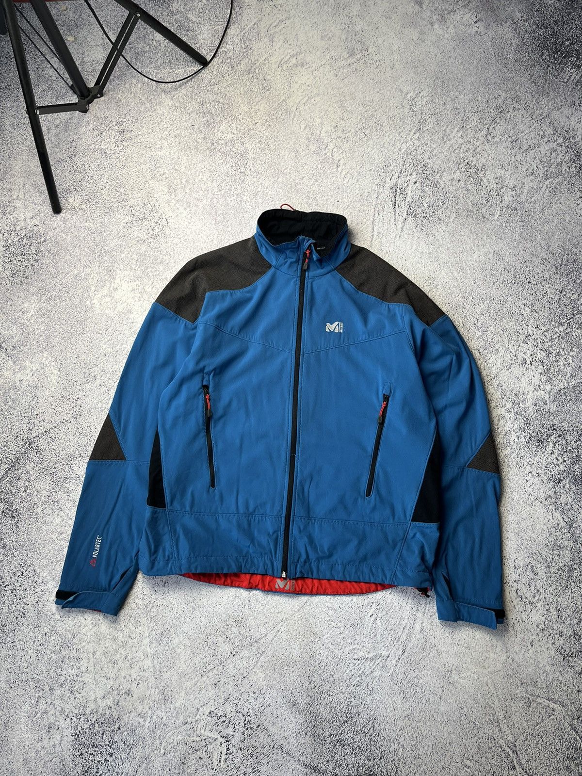 Other Millet Pro Touring Polartec Blue Softshell Jacket Large Size US XL / EU 56 / 4 - 1 Thumbnail