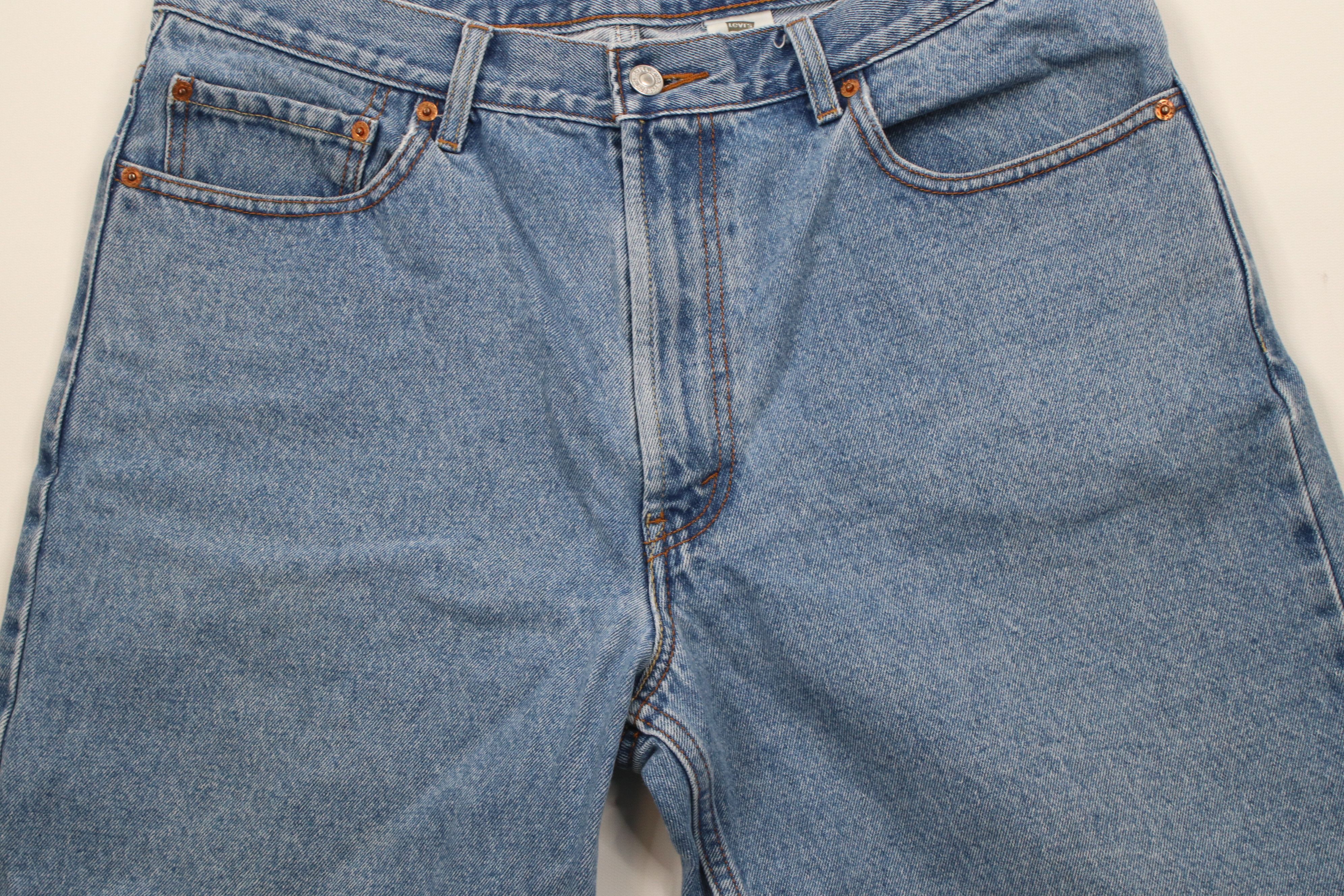 Levi's × Vintage Vintage Y2K 2004 Levis 550 Fit Denim Jean Shorts Jorts Size US 36 / EU 52 - 3 Thumbnail