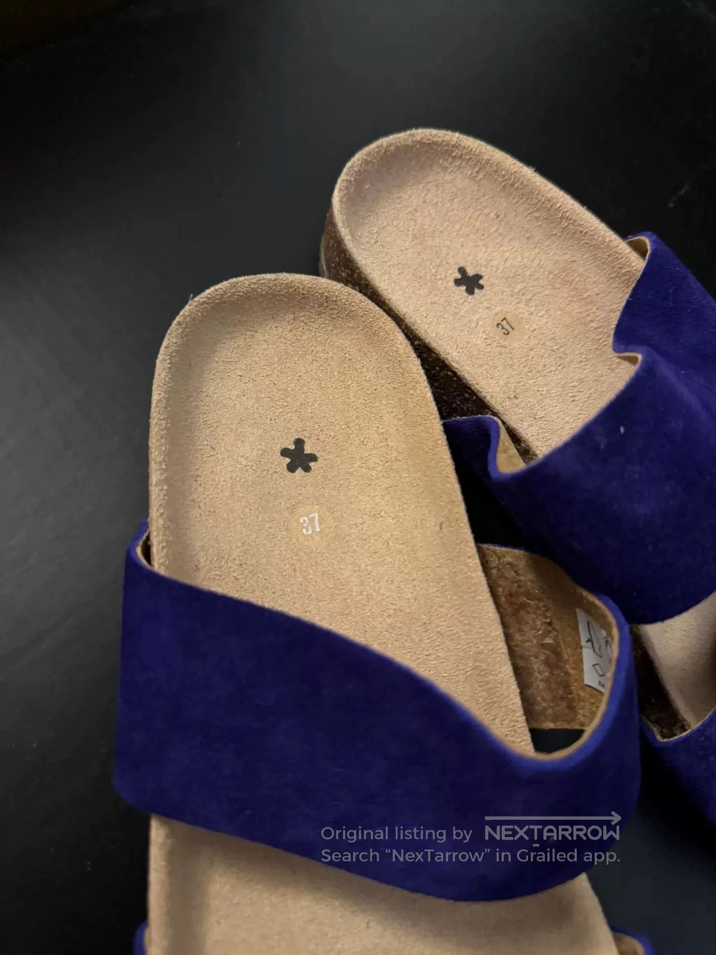 Daniela Gregis Daniela Gregis Purple Suede Clog Sandals. Size US 5 / IT 35 - 3 Thumbnail