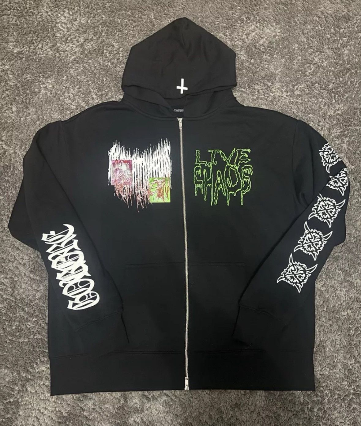 Ken Carson Ken Carson Europe exclusive tour Merch a great chaos tour Size US XXL / EU 58 / 5 - 6 Thumbnail