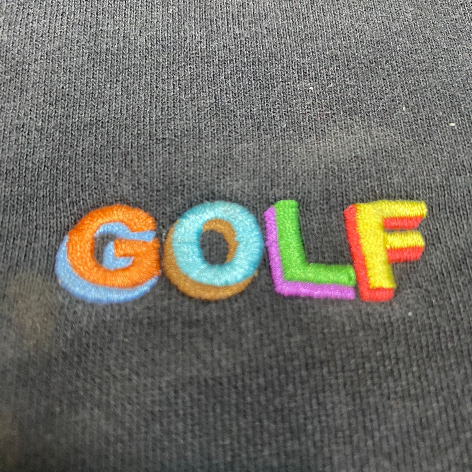 Golf Wang × Tyler The Creator Golf Wang Mini 3D 2 Tone Logo Crewneck Sweatshirt Men's XS Size US XS / EU 42 / 0 - 3 Thumbnail