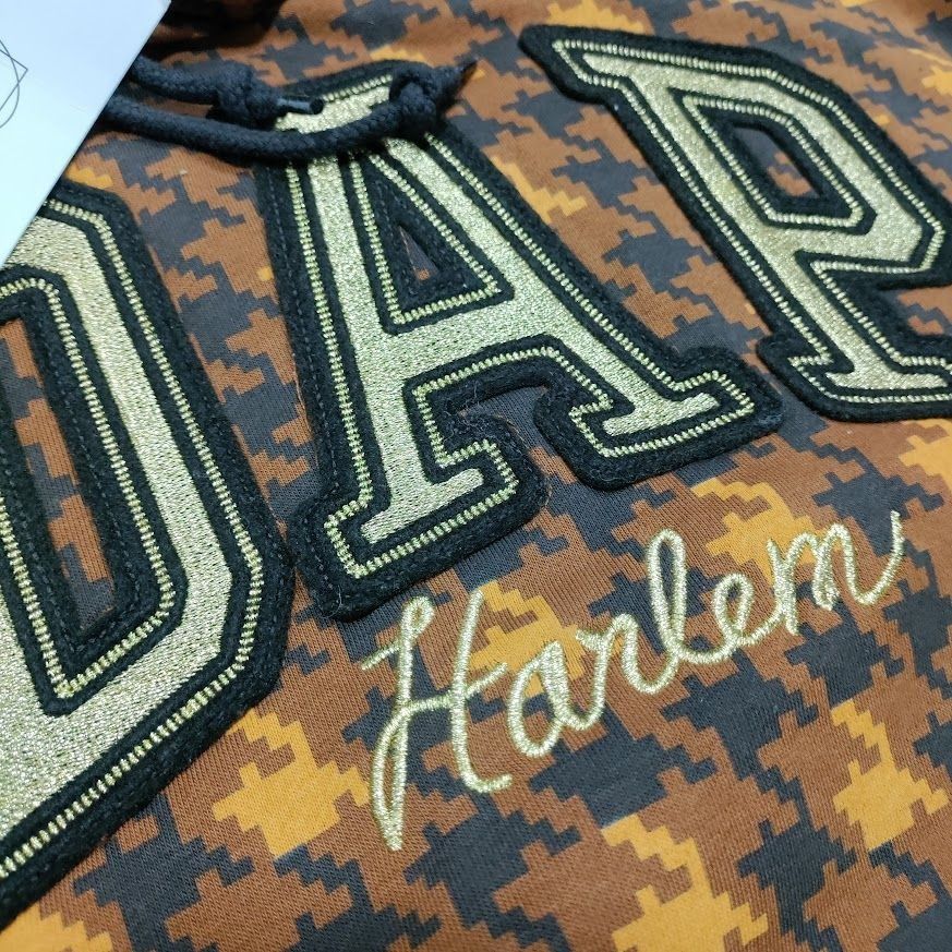Dapper Dan × Gap NWT Gap x Dapper Dan DAP GAP Unisex M/L Houndstooth Hoodie & Size US 32 / EU 48 - 8 Thumbnail