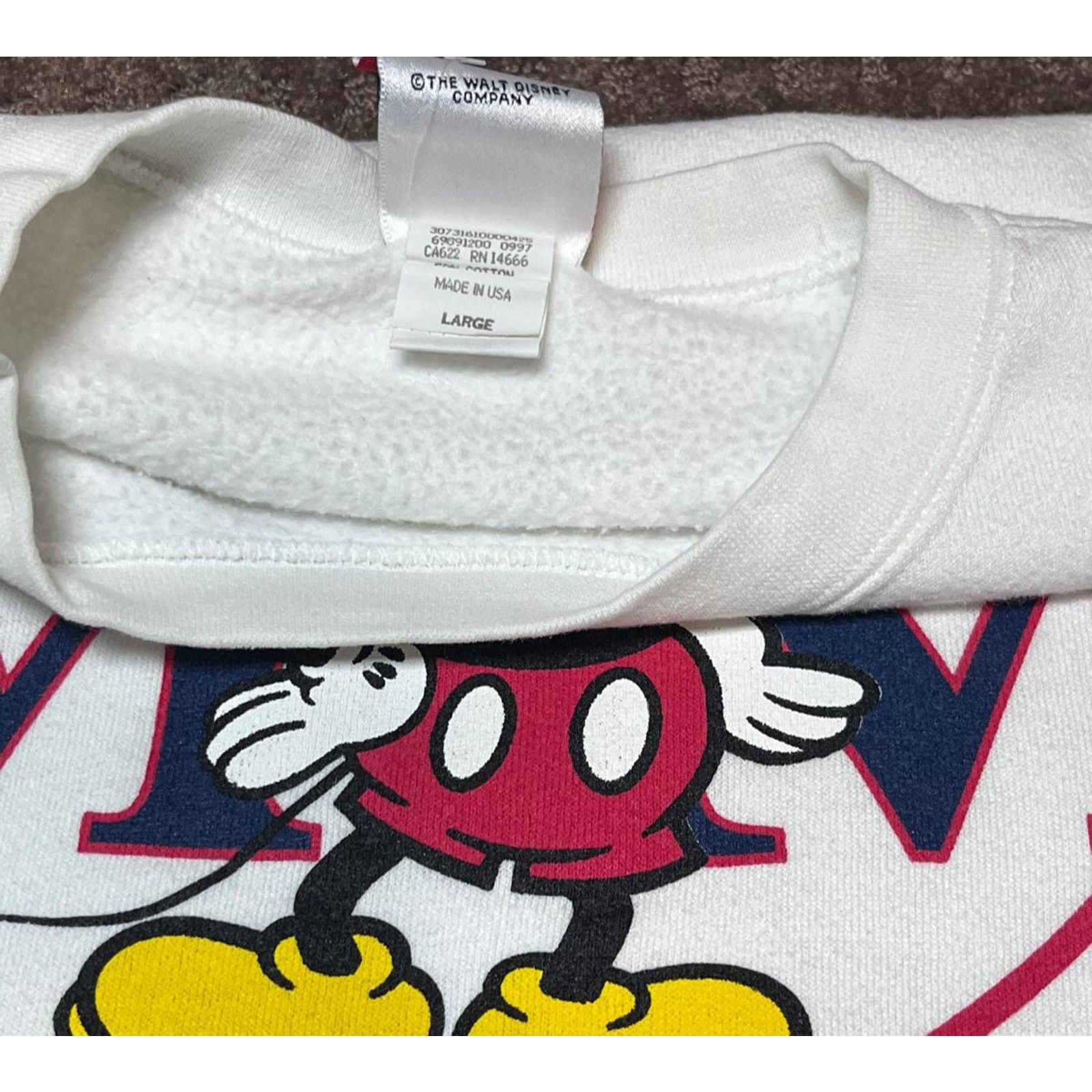 Mickey Inc 🐭 Disney "Mickey Inc" Disneyland Sweatshirt – Size L Size L / US 10 / IT 46 - 4 Thumbnail
