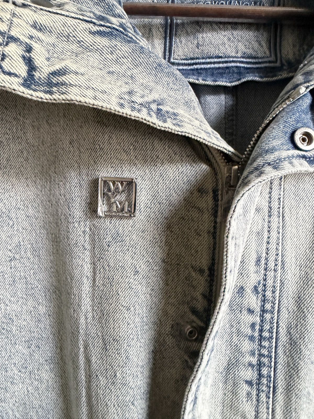 Wooyoungmi Wooyungmi blue plaque denim jacket Size US L / EU 52-54 / 3 - 4 Thumbnail