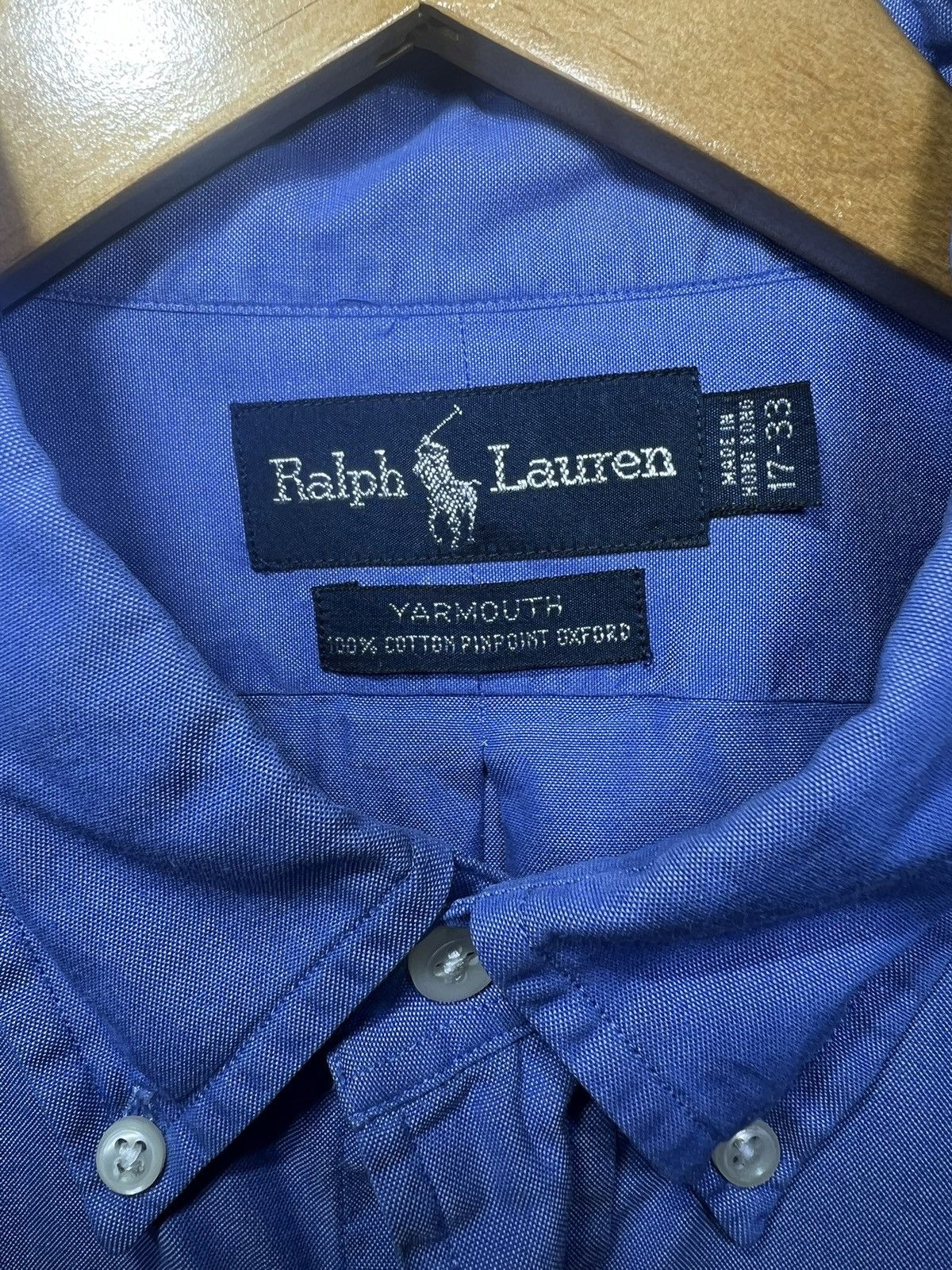 Polo Ralph Lauren Vtg Polo Ralph Lauren sz 17 Yarmouth Dress Pinpoint Oxford Size US XL / EU 56 / 4 - 3 Thumbnail