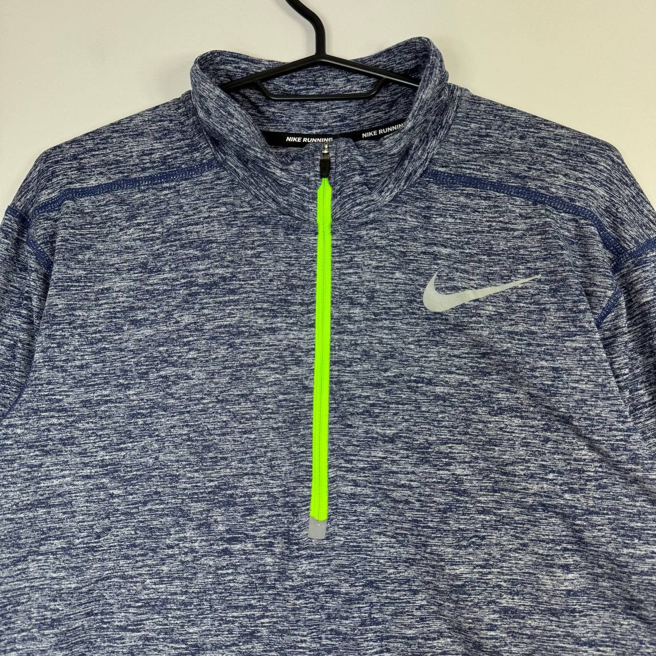 Nike Nike Dri Fit Running Pullover Blue Long Sleeve Size M Size US M / EU 48-50 / 2 - 2 Thumbnail