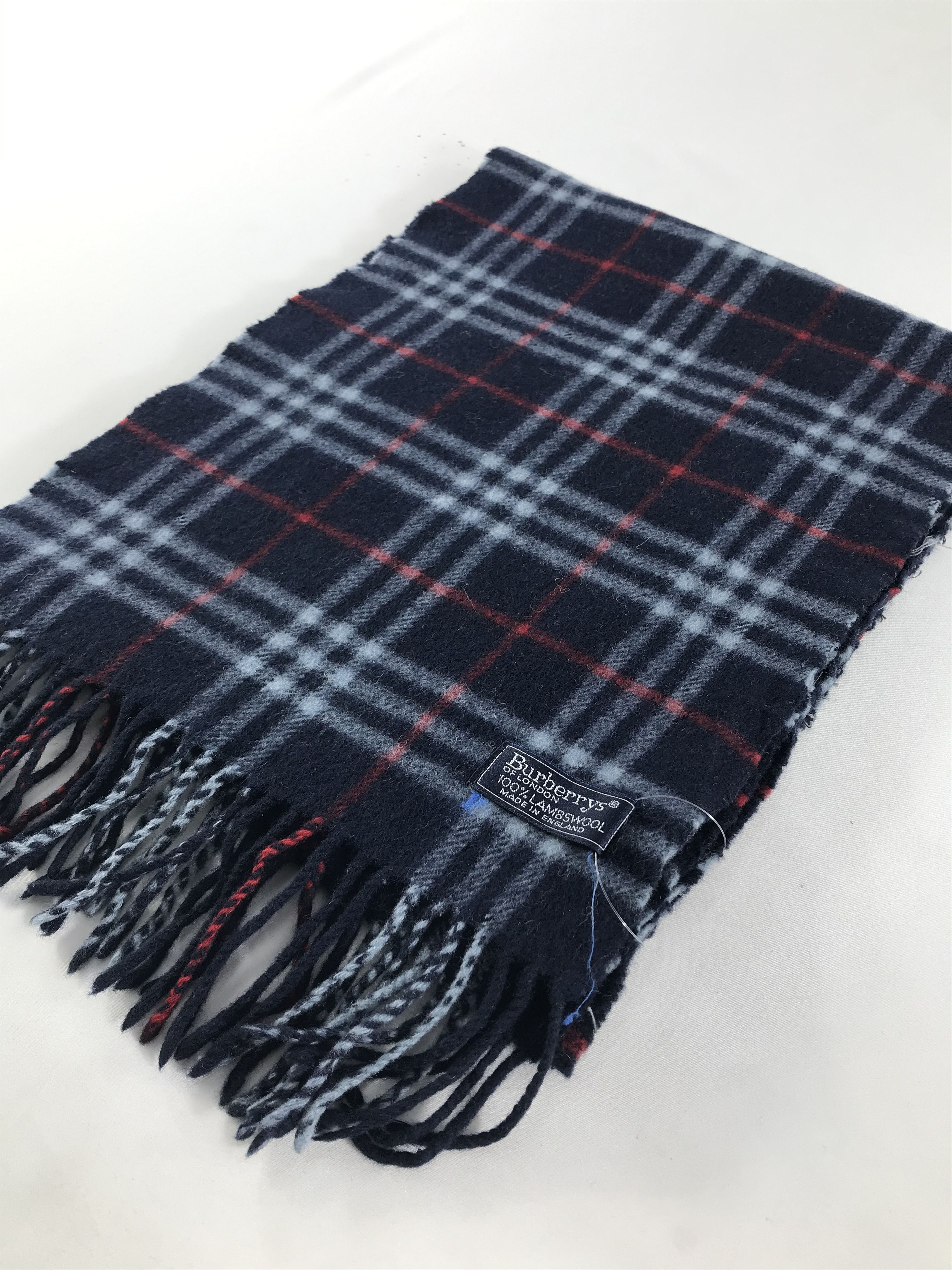 Burberry × Vintage Burberry Scarf / Muffler / Neckwear - WW2327 Size ONE SIZE - 3 Thumbnail