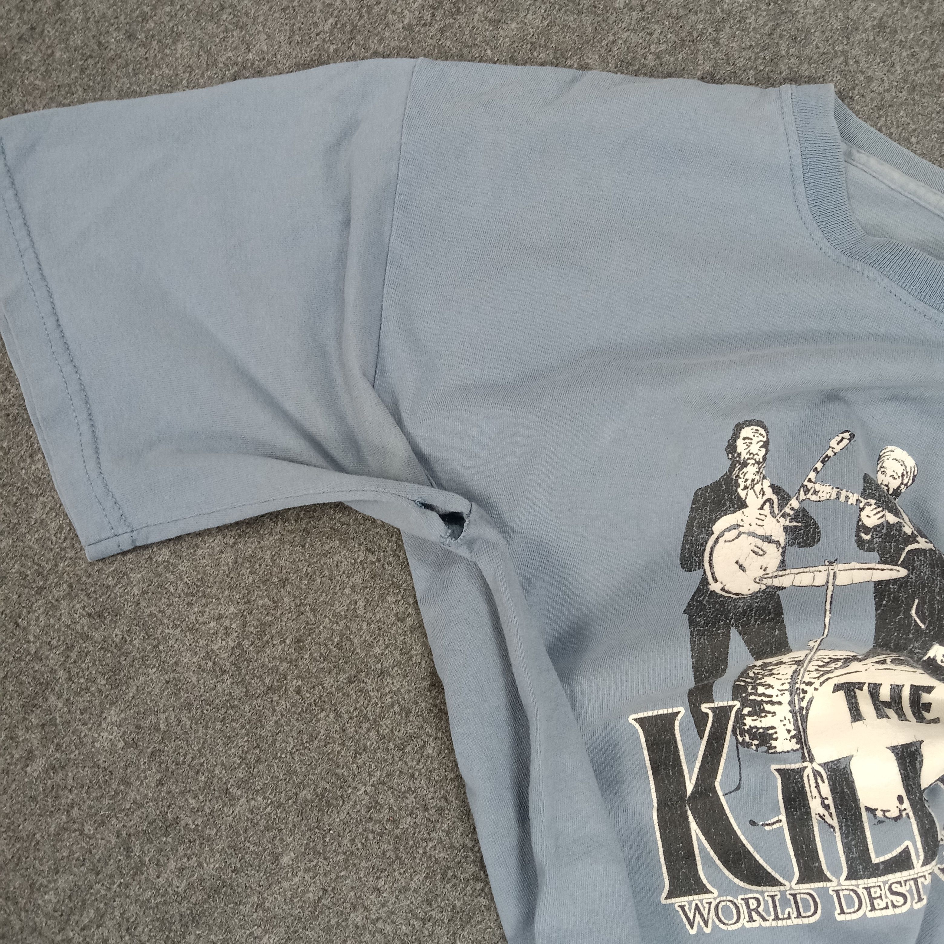 Band Tees × Vintage The Killers World Destruction Rock Tour Tshirt Size US L / EU 52-54 / 3 - 3 Thumbnail