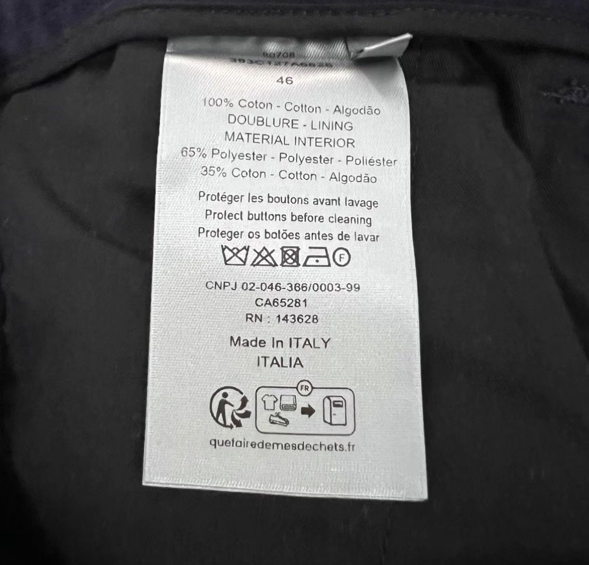 Dior Dior × Denim Tears Co-branded Navy Cargo Shorts J41 Size US 30 / EU 46 - 4 Thumbnail