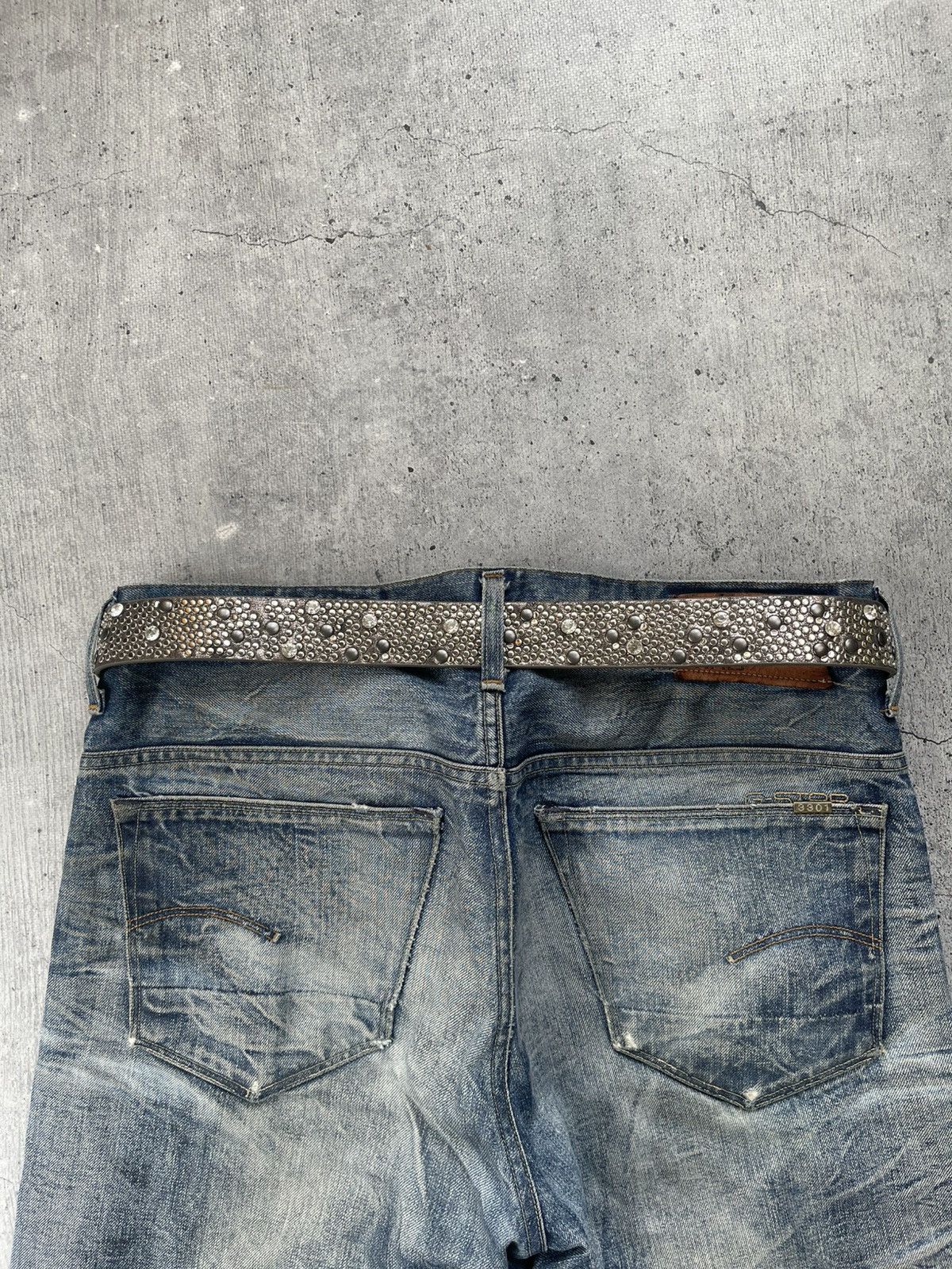 Other B. B. Simon Style Vintage 90s Japanese opium Rock Y2K belt Size ONE SIZE - 3 Thumbnail