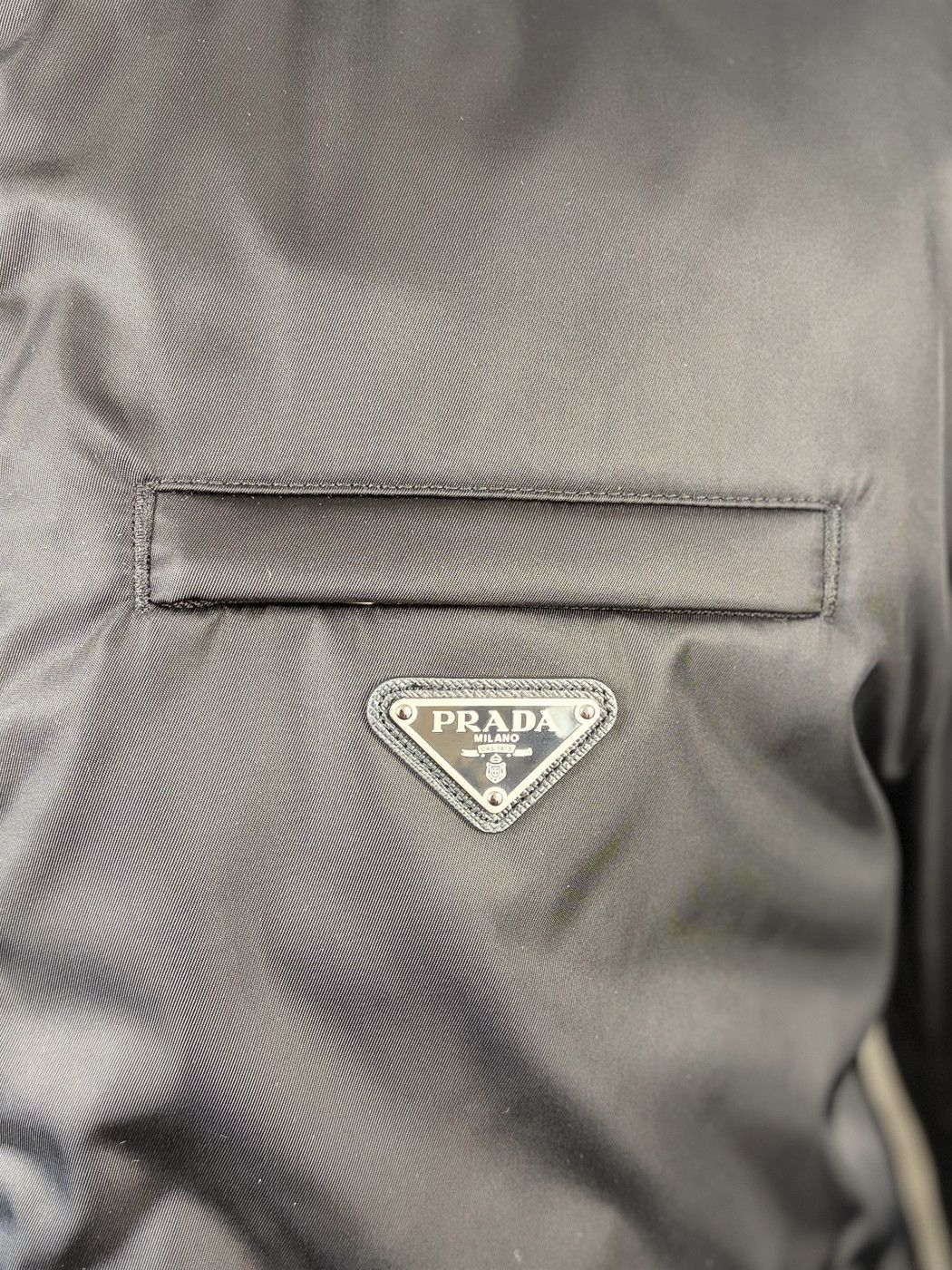 Adidas × Prada Prada x Adidas Re-Nylon Track Jacket - Black Size US L / EU 52-54 / 3 - 3 Thumbnail