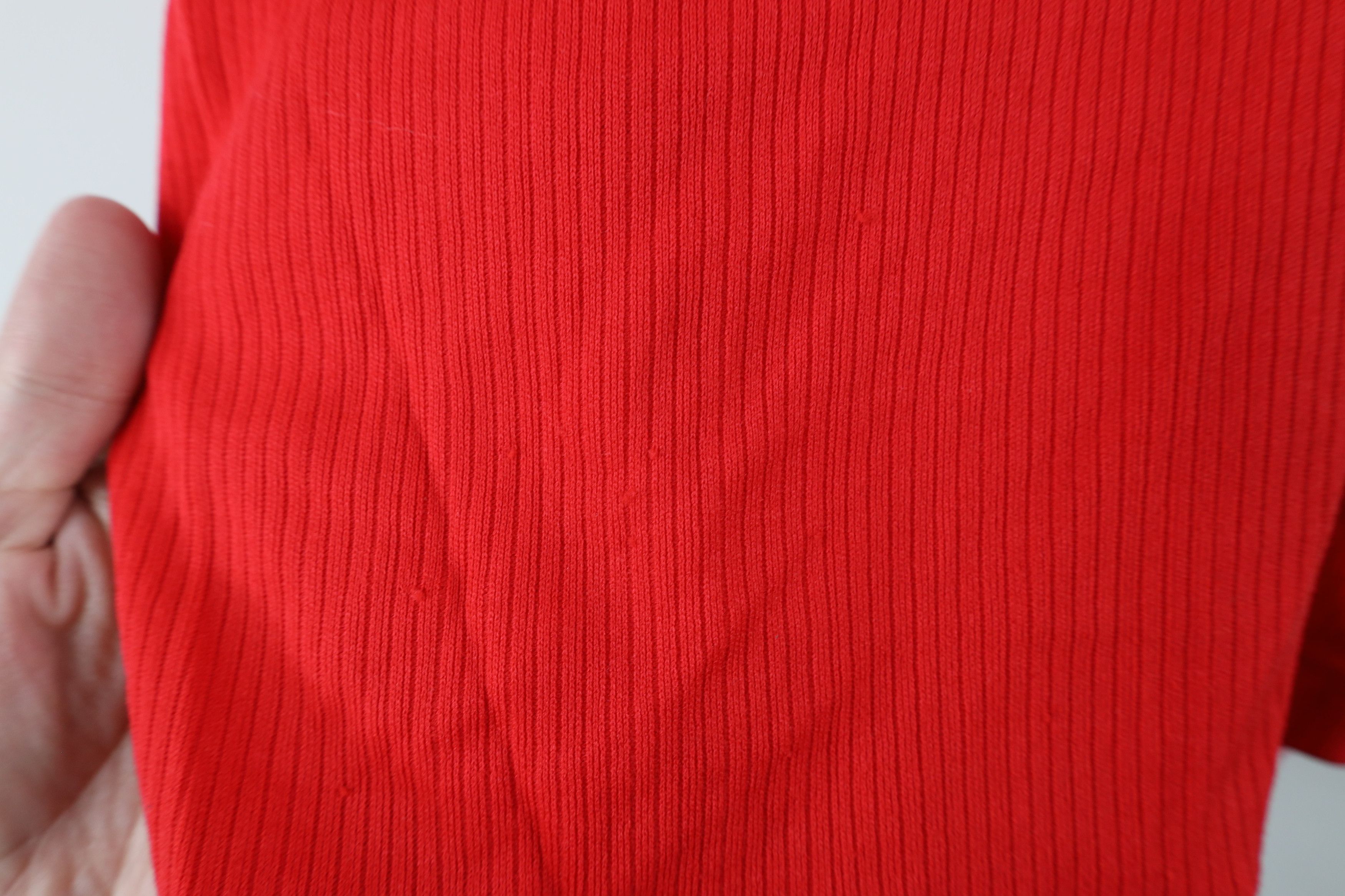 Vintage Vintage 60s 70s Streetwear Ribbed Knit Ringer T-Shirt USA Size S / US 4 / IT 40 - 5 Thumbnail