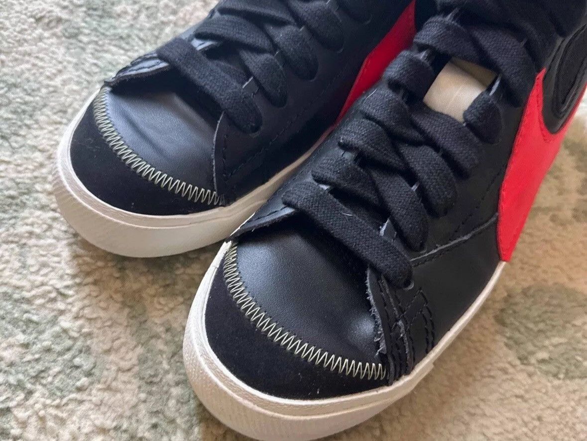 Nike Nike Blazer '77 Jumbo Mid Black Bright Crimson Size US 10 / EU 43 - 8 Thumbnail