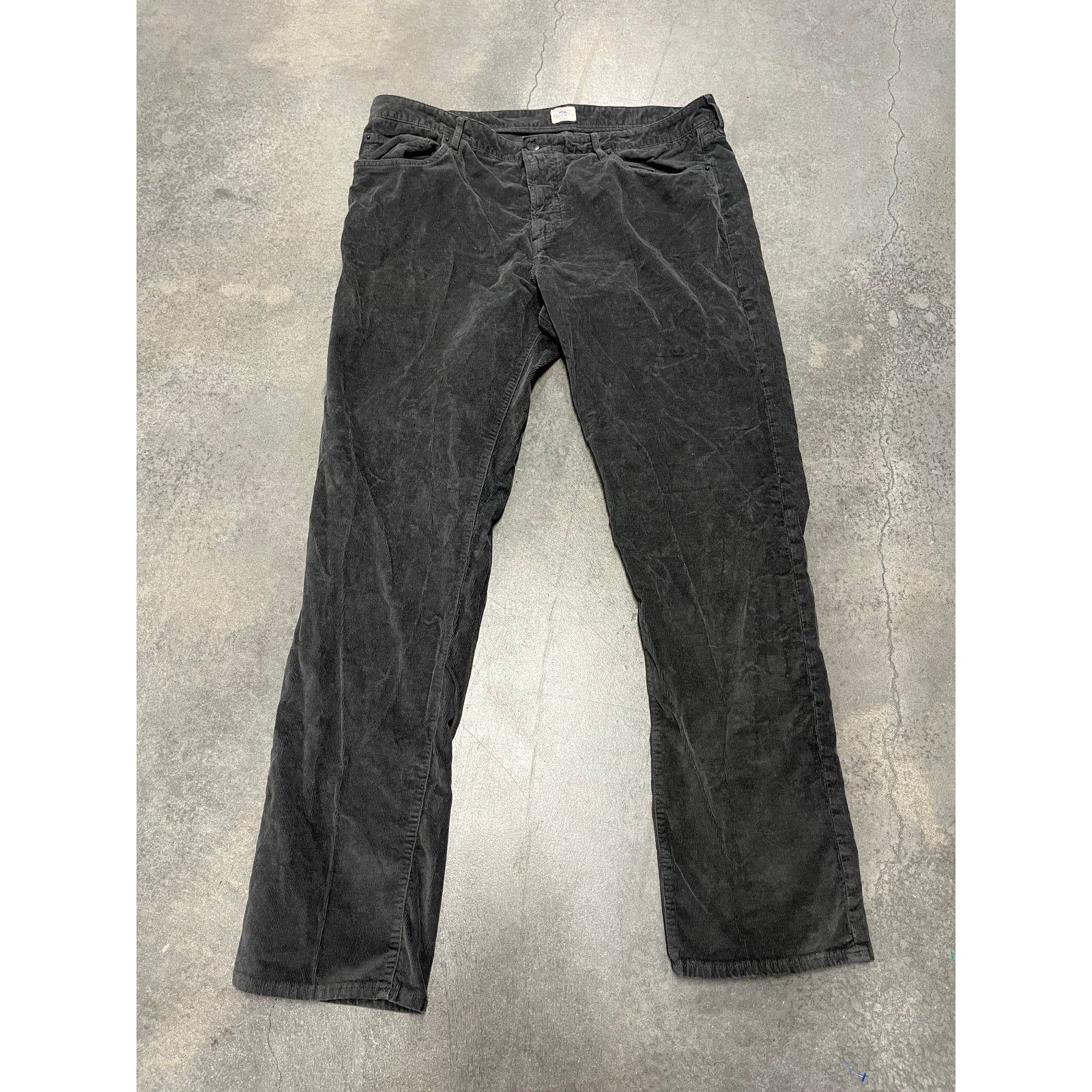 Faherty Faherty Mens Size 38 Stretch Corduroy 5-Pocket Pant Gray Size US 38 / EU 54 - 1 Thumbnail