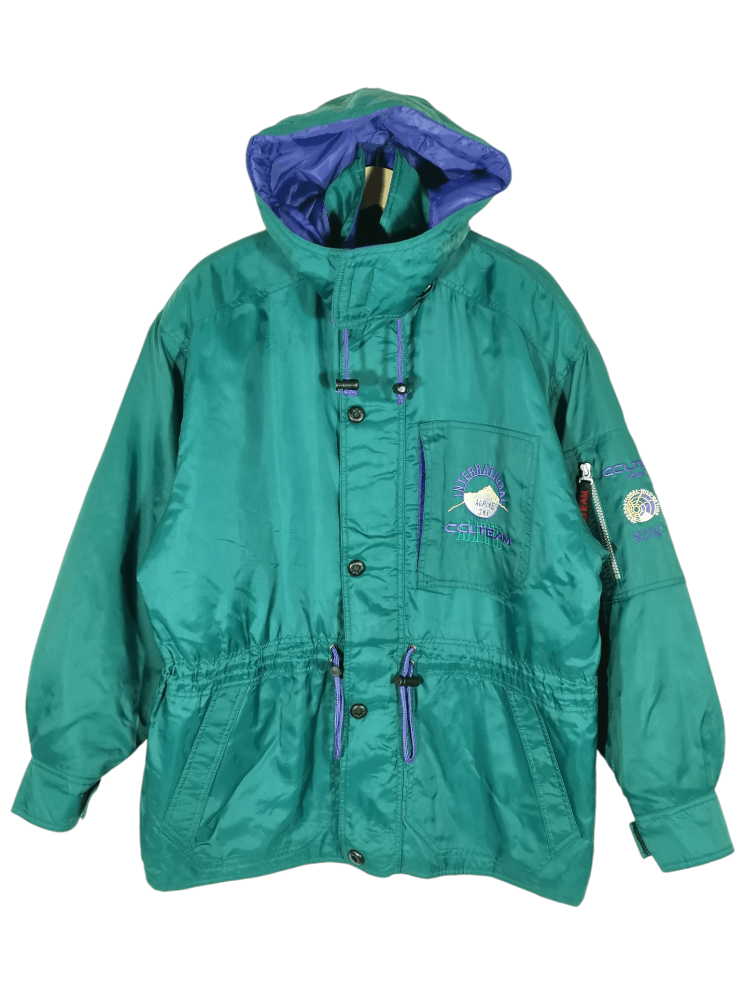 Vintage 90s Ski Snow Board Suit Skiing Sportswear Ski Overalls Size US M / EU 48-50 / 2 - 2 Thumbnail