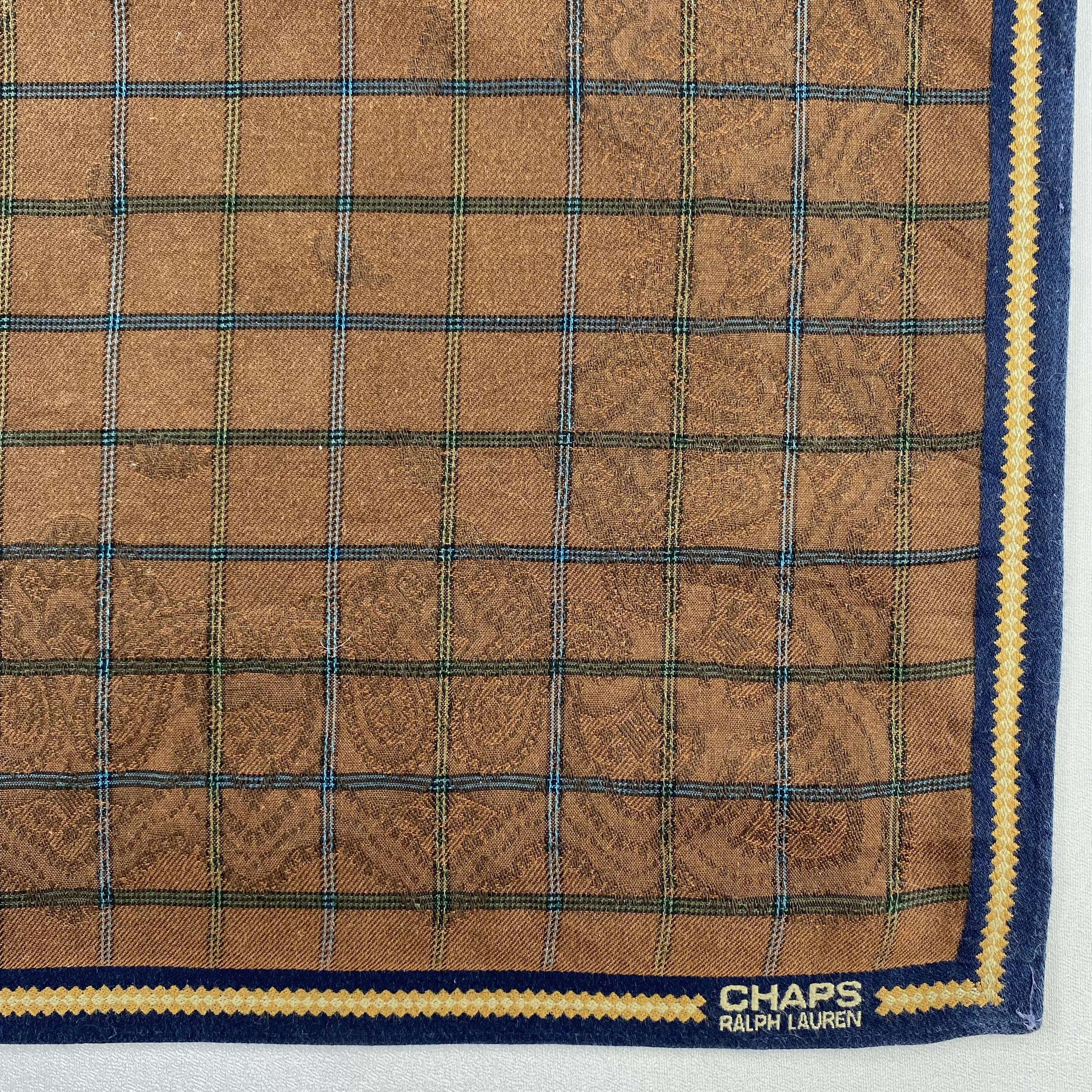 Chaps Ralph Lauren × Vintage Chaps Ralph Lauren Bandana/ Handkerchief / Neckerchief-P944 Size ONE SIZE - 3 Thumbnail