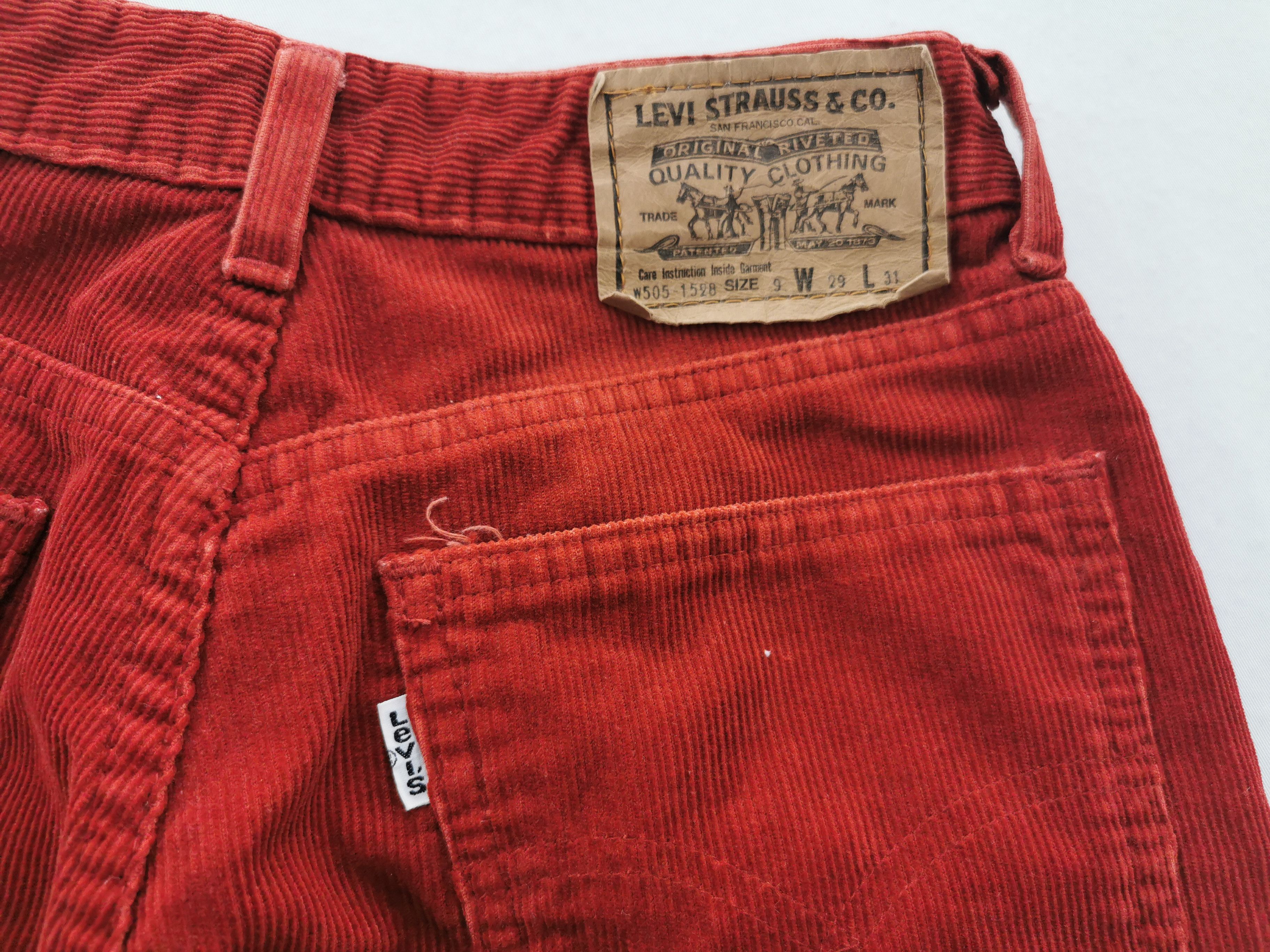 Levi's Vintage Levis Lot 505 Corduroy Pants Womens Made In Japan Size 25" / US 0 / IT 36 - 6 Thumbnail