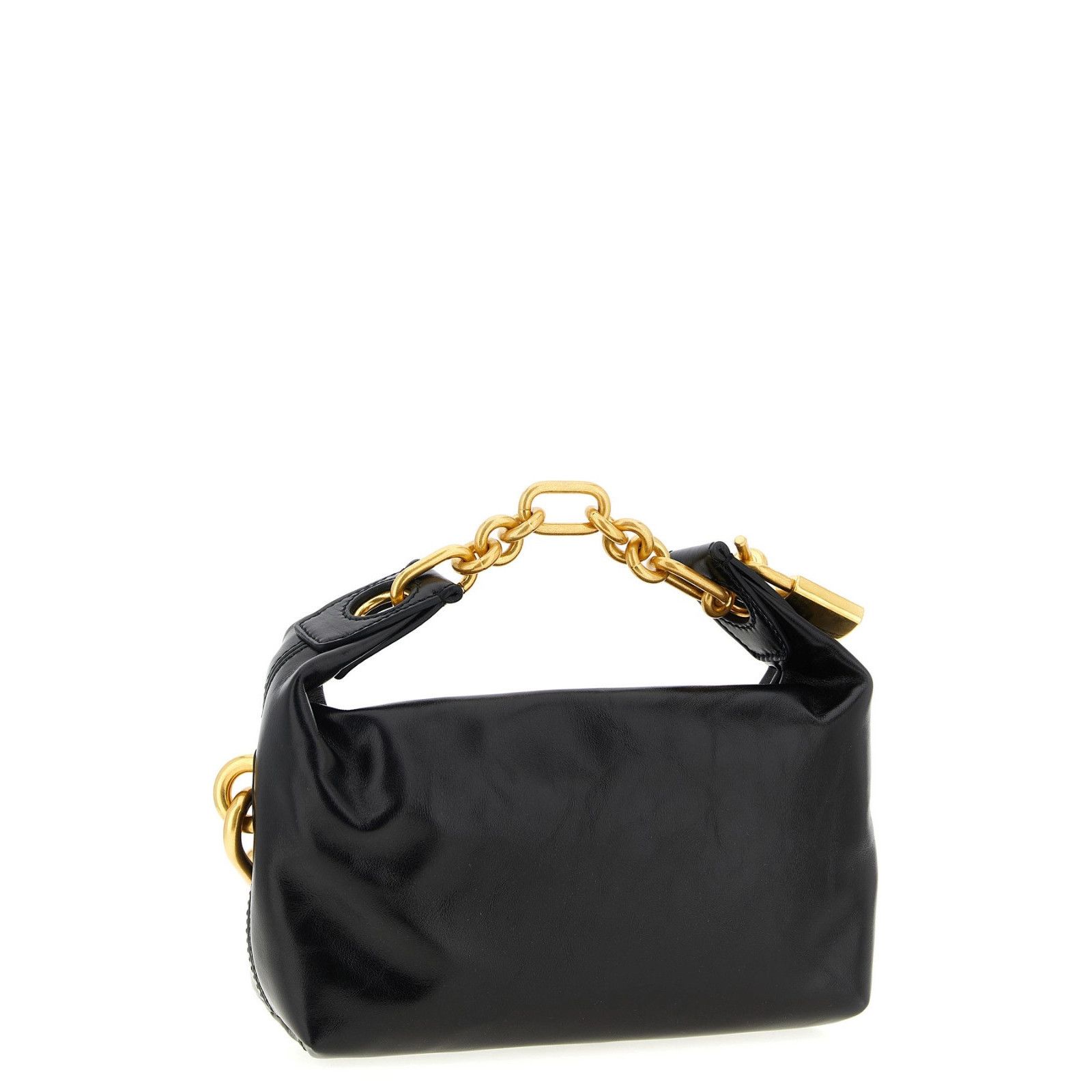 Balmain BALMAIN Sync Mini Black Leather Top Handle Bag New & Authent Size ONE SIZE - 2 Thumbnail
