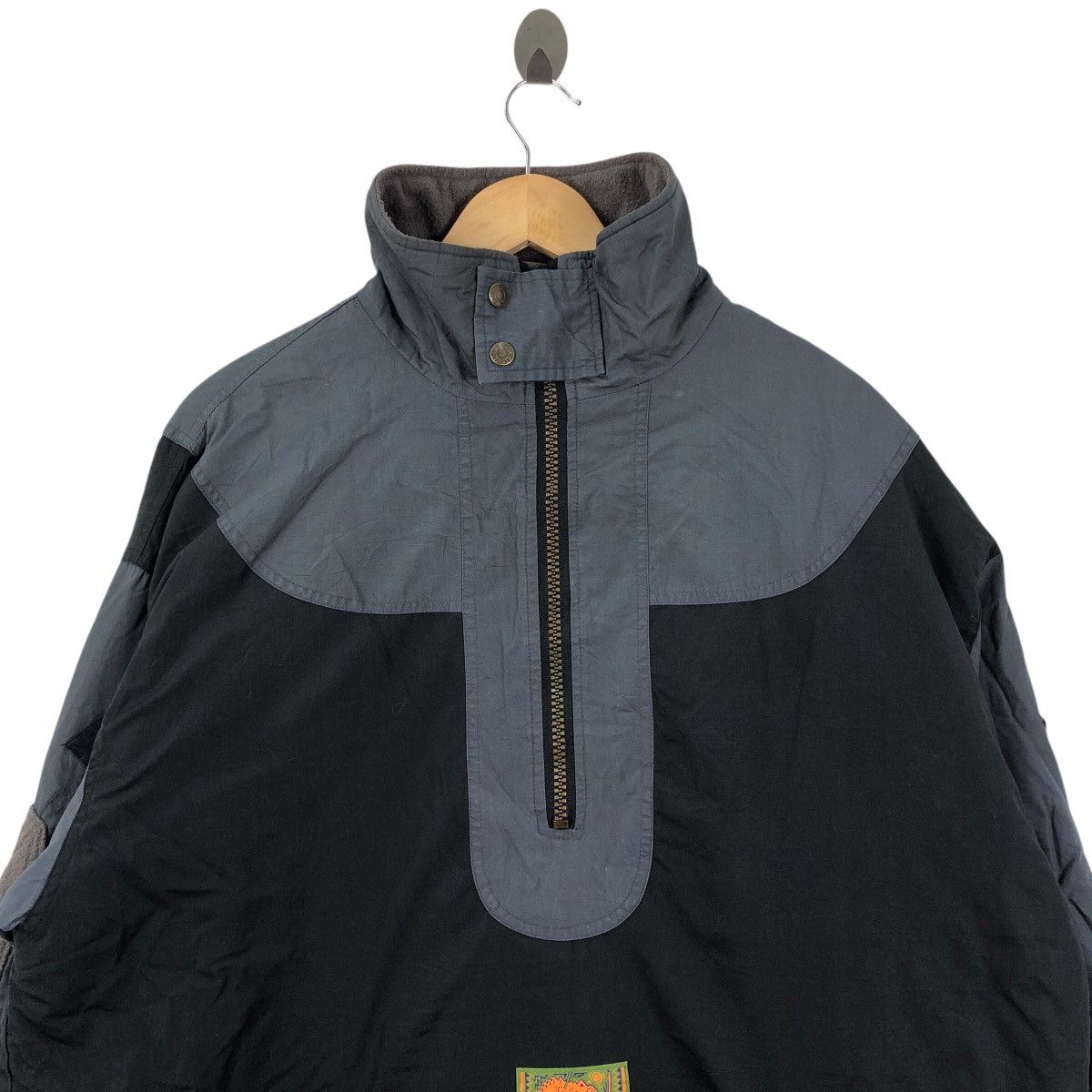 Vintage Vintage BACK FIRE BLACK Power SkaterLight Windbreaker Jacket Size US L / EU 52-54 / 3 - 2 Thumbnail