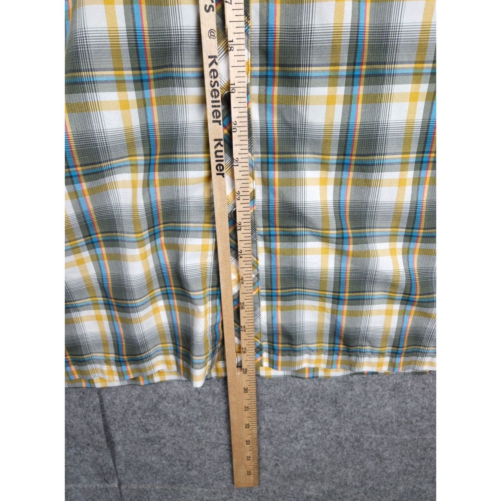 Vintage Kuhl Eluxur Shirt Mens S Plaid Pearl Snap Button Up Short Sleeve Outdoors Shirt Size US S / EU 44-46 / 1 - 4 Thumbnail