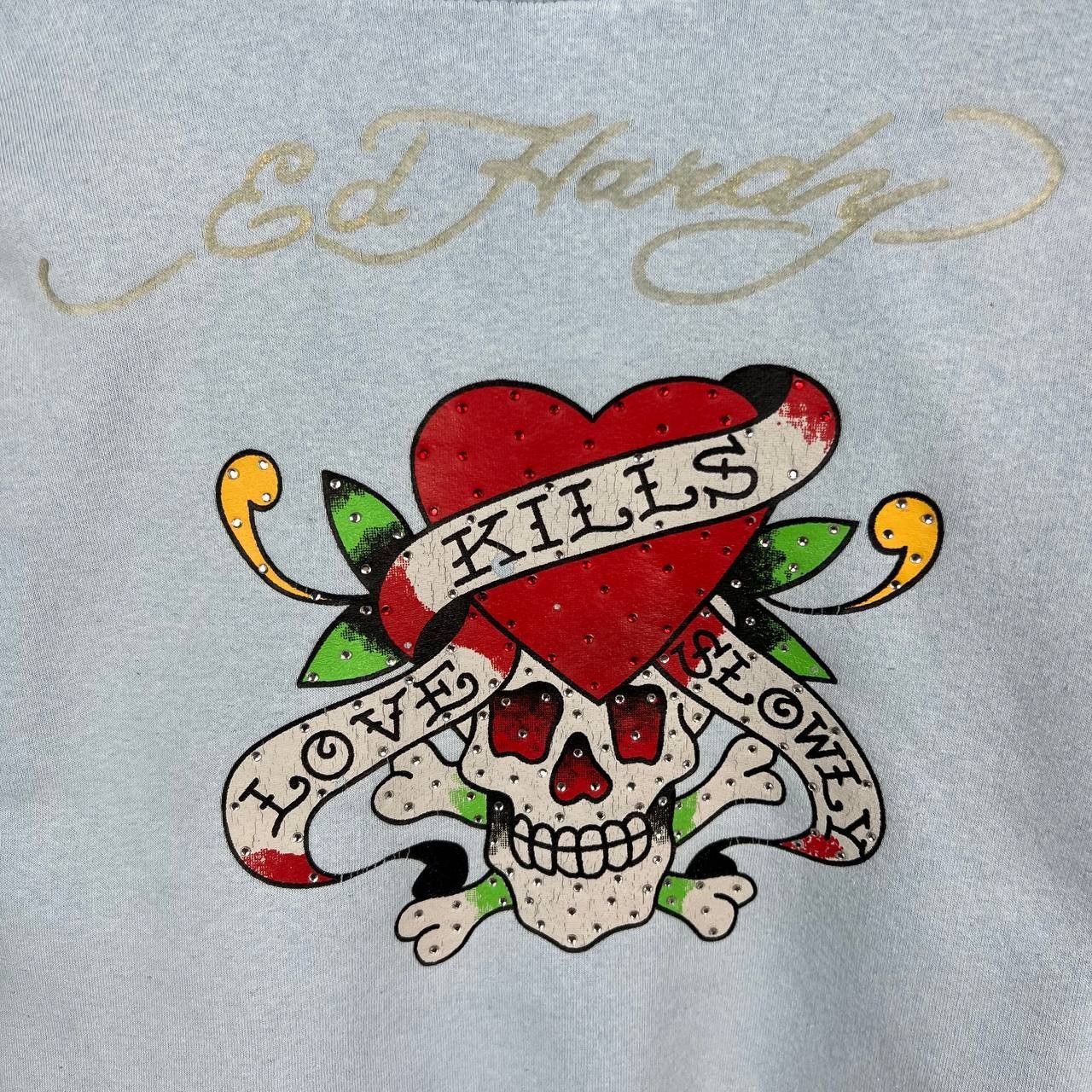 Ed Hardy Ed Hardy Christian Audigier Vintage Zip Hoodie Size XS / US 0-2 / IT 36-38 - 3 Thumbnail