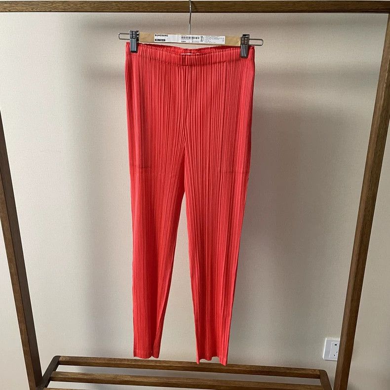 Issey Miyake Issey Miyake Red skinny pants Size 25" / US 0 / IT 36 - 3 Thumbnail