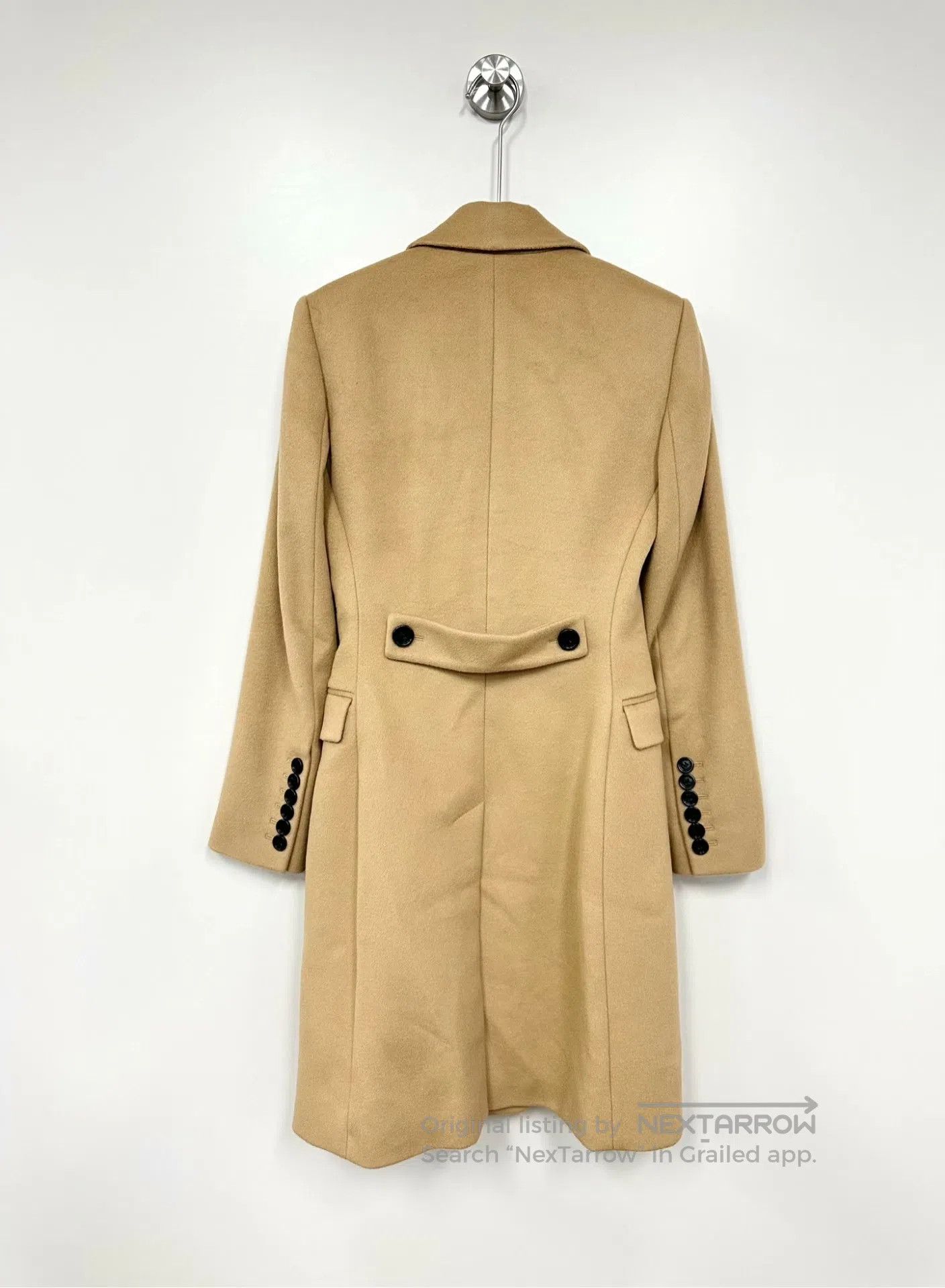 Burberry Burberry Camel Classic Single Breasted Wool Coat| Size XXS / US 00 / IT 34 - 2 Thumbnail