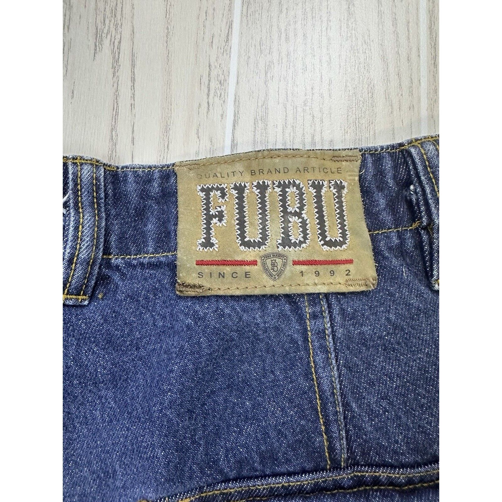 Fubu × Vintage Vintage Y2K FUBU Baggy Jorts Size US 36 / EU 52 - 3 Thumbnail
