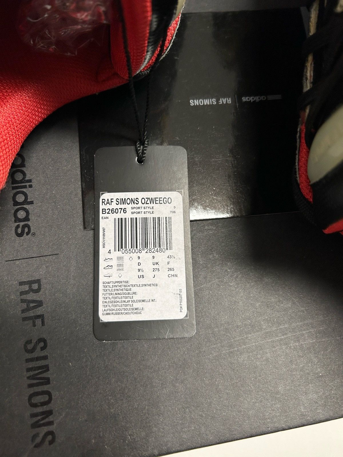 Raf Simons 2014 Ozweego 2 Power Red Size US 9.5 / EU 42-43 - 10 Thumbnail