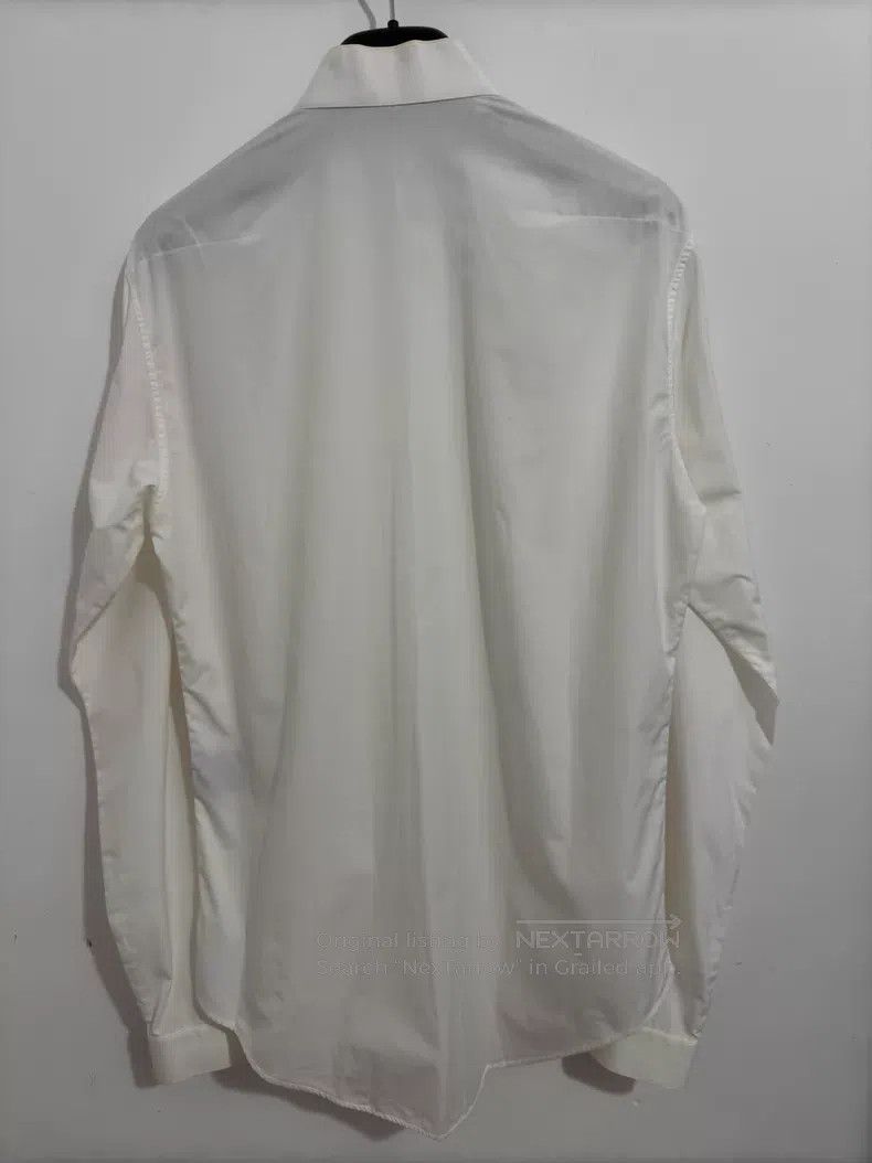 Dior Dior White Cotton Basic Stand Collar Shirt i Size XS / US 0-2 / IT 36-38 - 2 Thumbnail