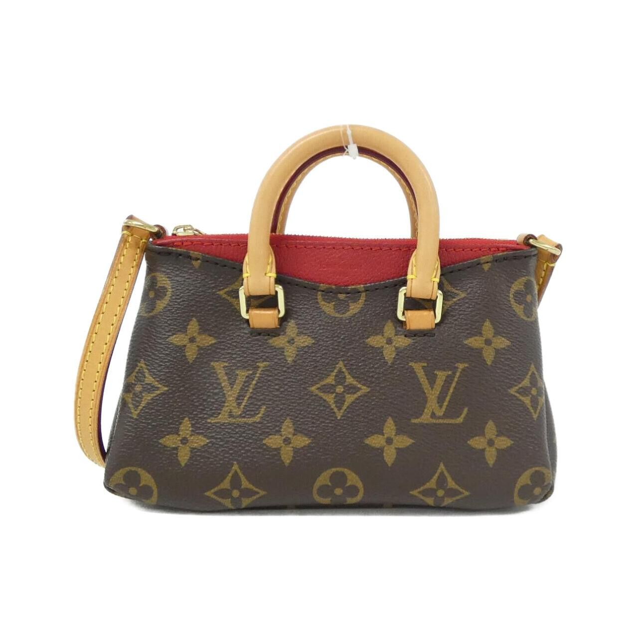 Louis Vuitton Louis Vuitton Louis Vuitton Monogram Nano Pallas Coated Canvas Shoulder Bag Textile Crossbody Bag M61254 DUTY FREE for USA Size ONE SIZE - 1 Thumbnail